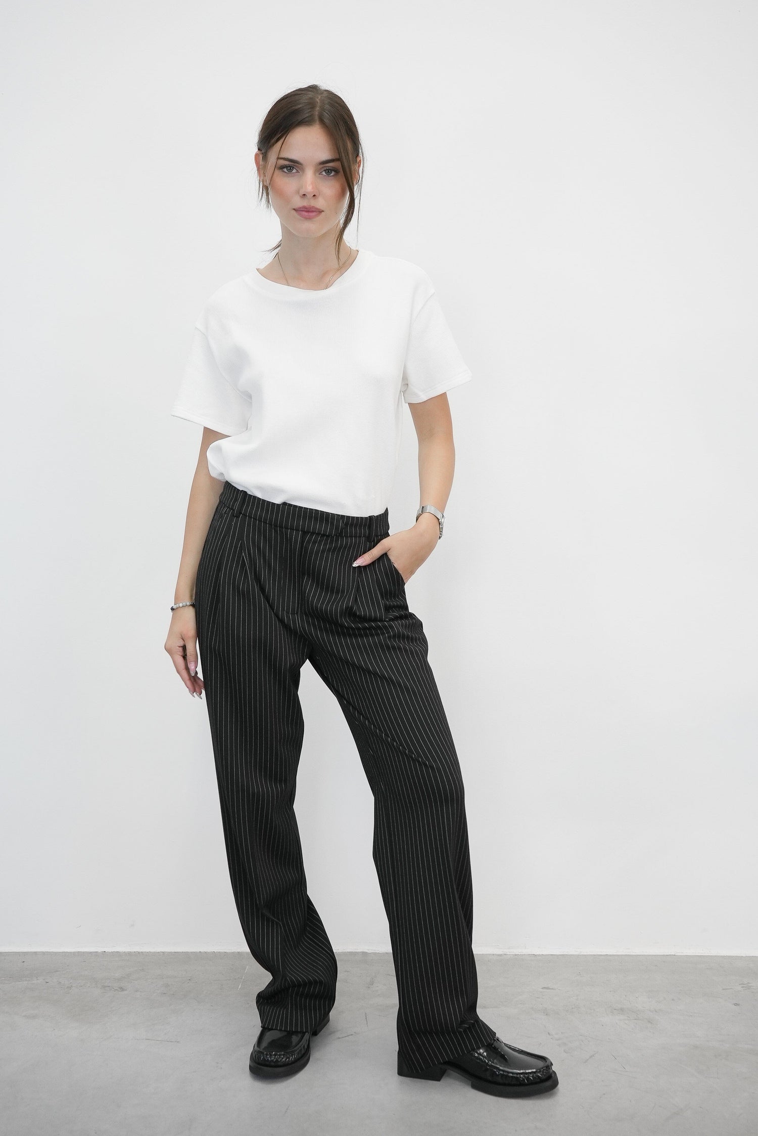 ZOE PANTS IN BLACK PANT DESIGNERS REMIX 