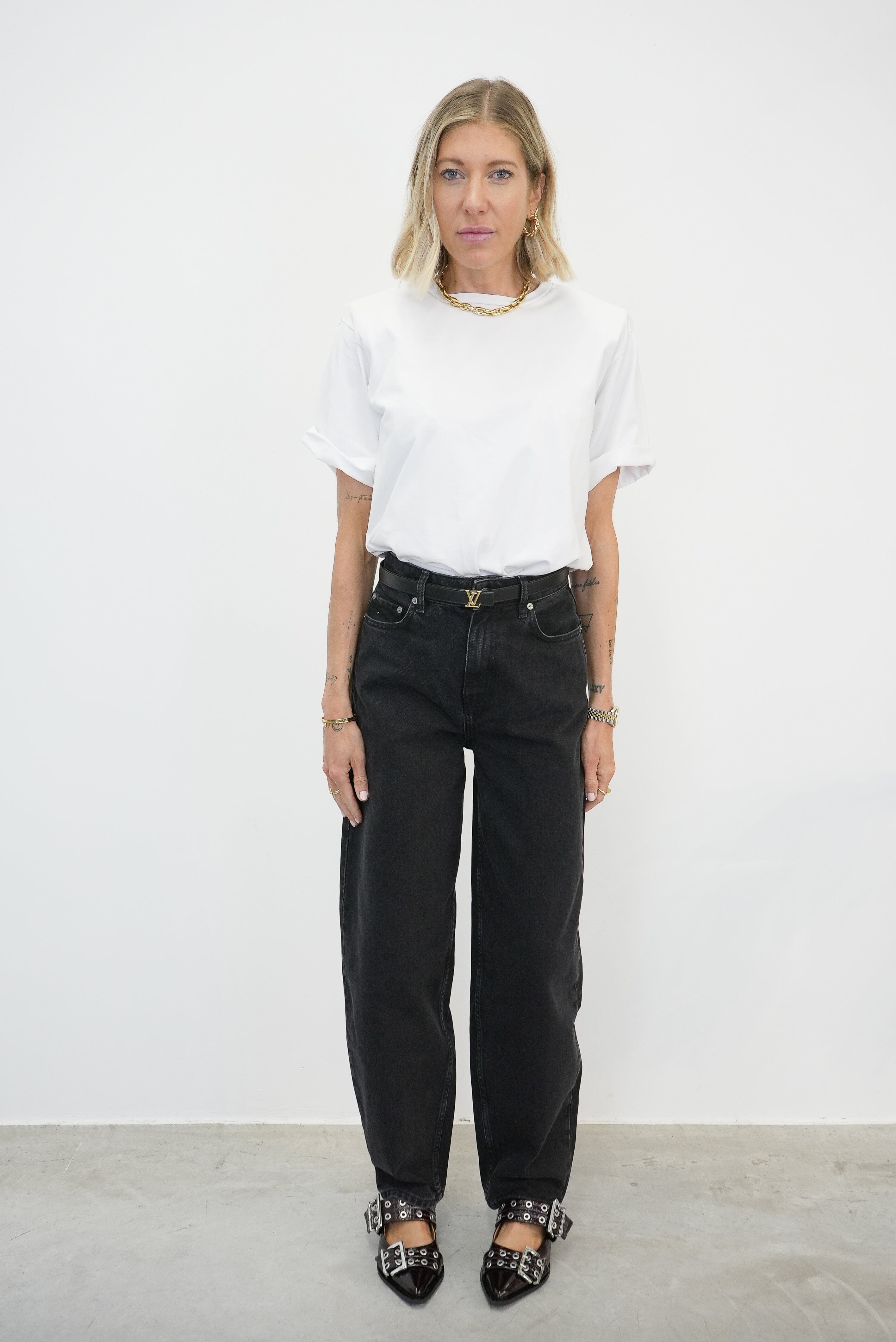 SAMURILLY TEE IN BRIGHT WHITE T-SHIRT GESTUZ 