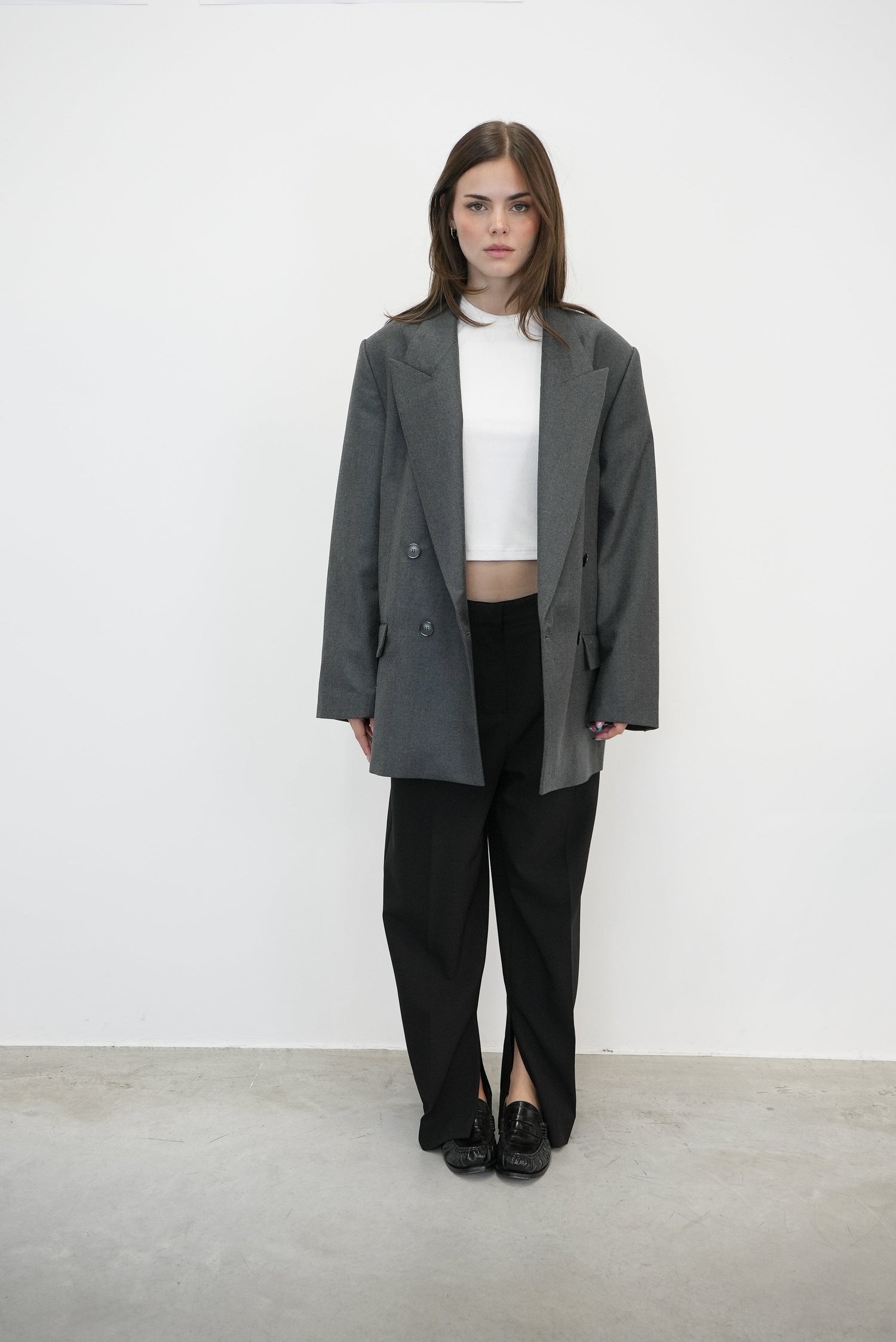 DOUBLE BREASTED TAILORED JACKET JACKET ROHE 