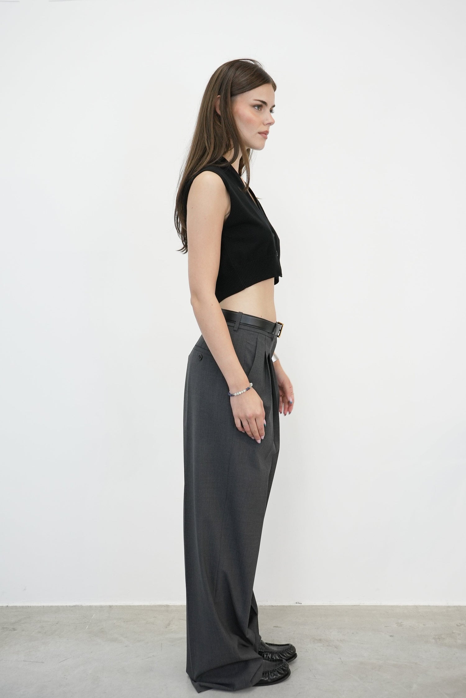 DOUBLE PLEAT PANT IN WOOL PANTS THEORY 