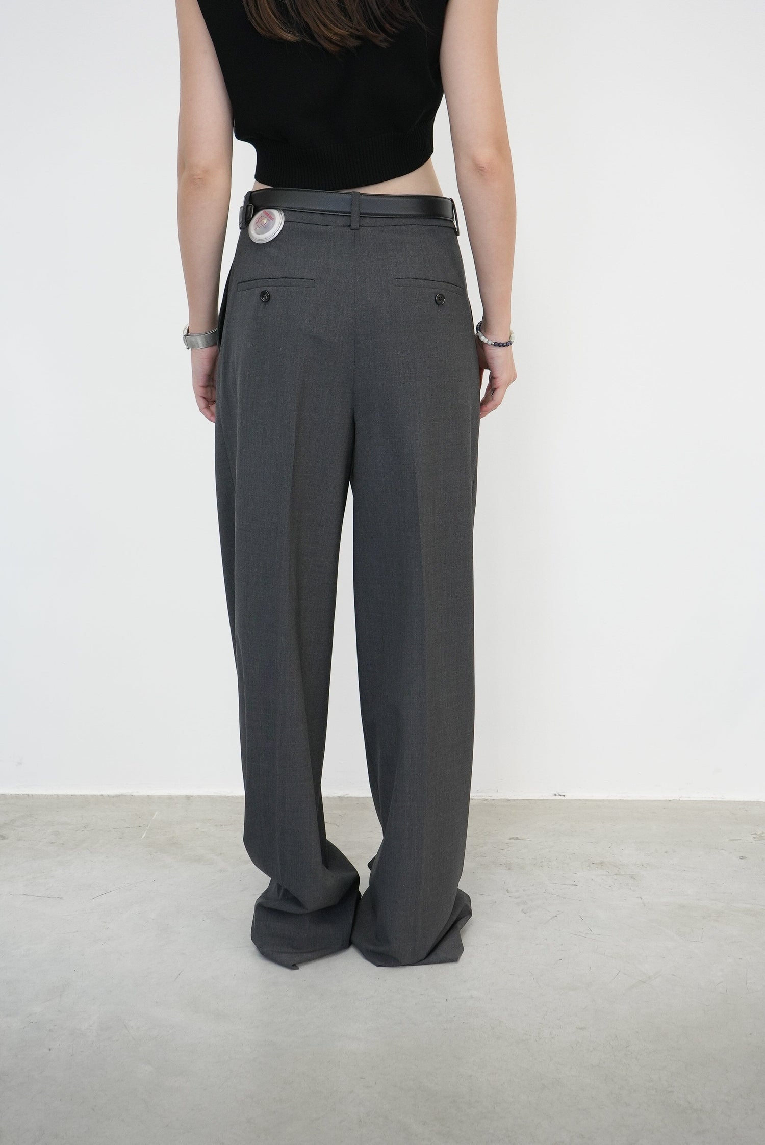 DOUBLE PLEAT PANT IN WOOL PANTS THEORY 