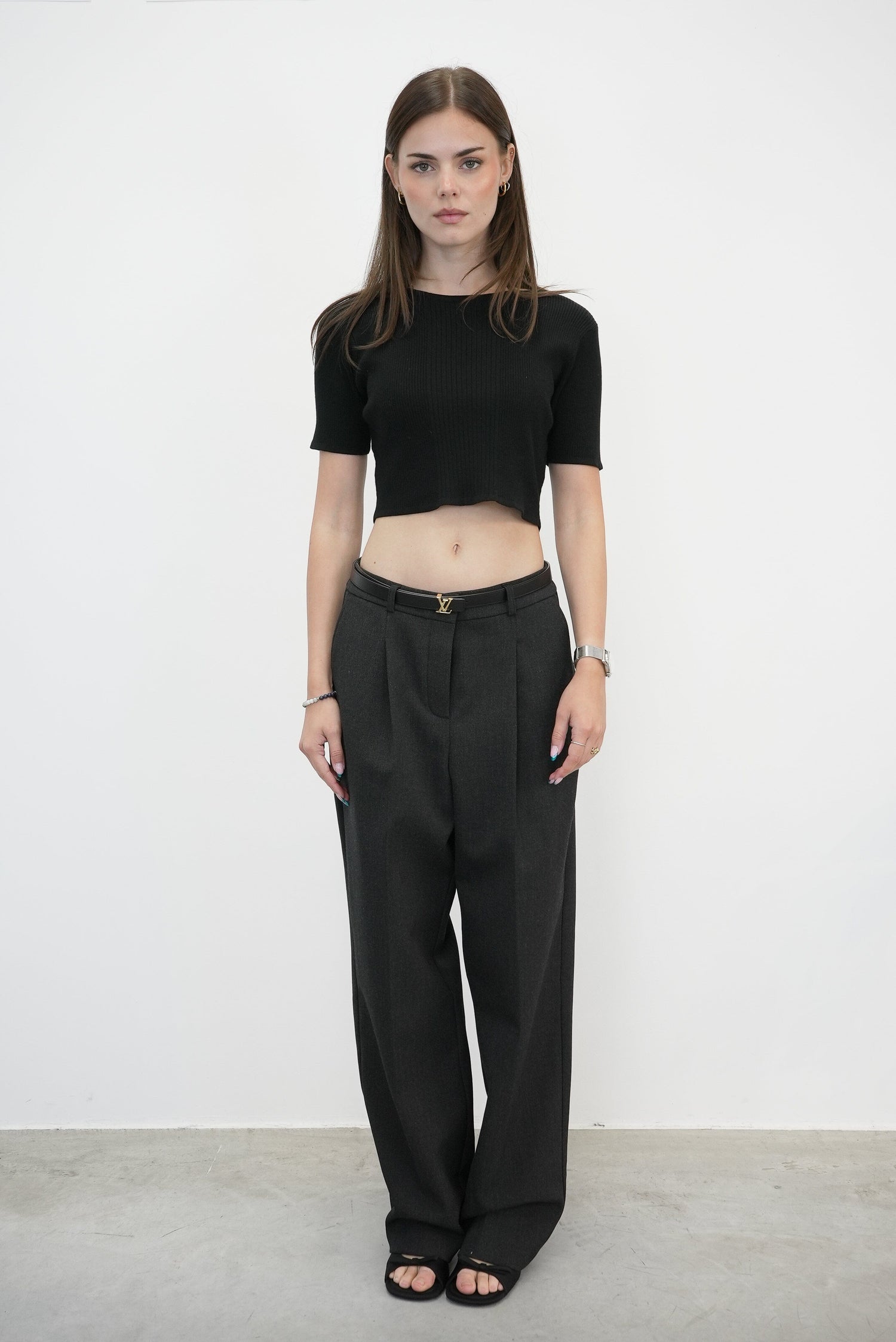 TENA CROPPED KNIT KNIT KURE 