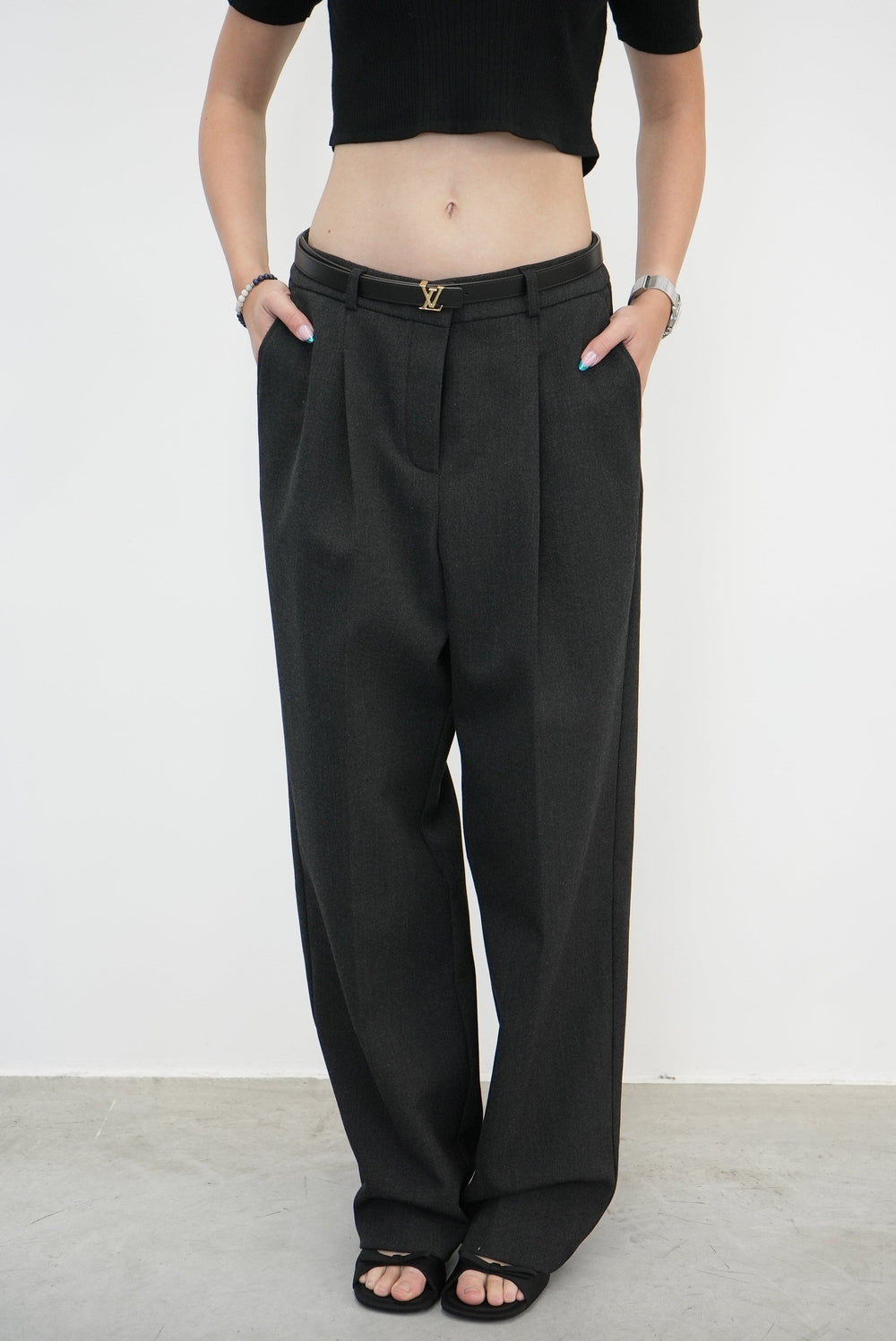 THEIS LOW RISE BAGGY FIT PANTS PANTS HERSKIND 