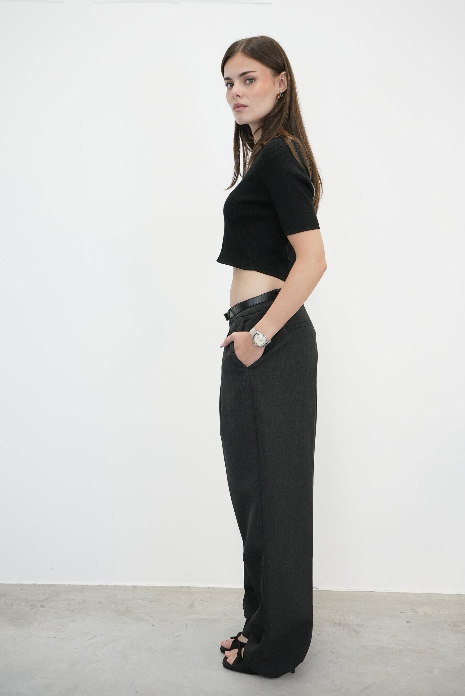 TENA CROPPED KNIT KNIT KURE 