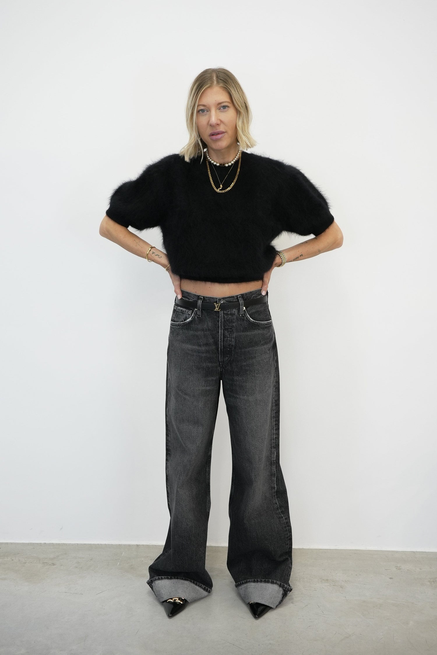 DAME HIGH RISE WIDE LEG JEANS JEANS AGOLDE 