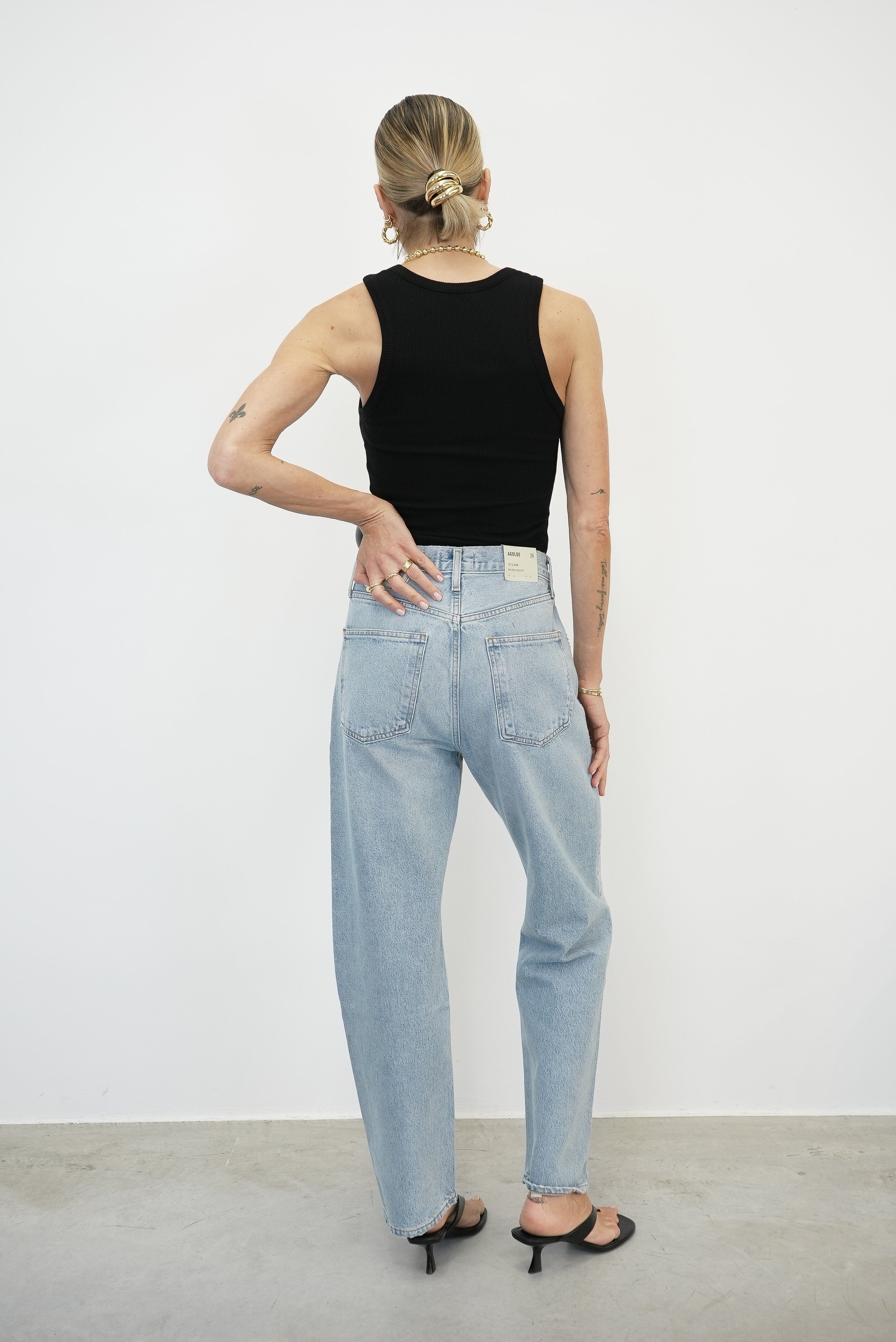 POPPY RIB TANK TOP TOP AGOLDE 