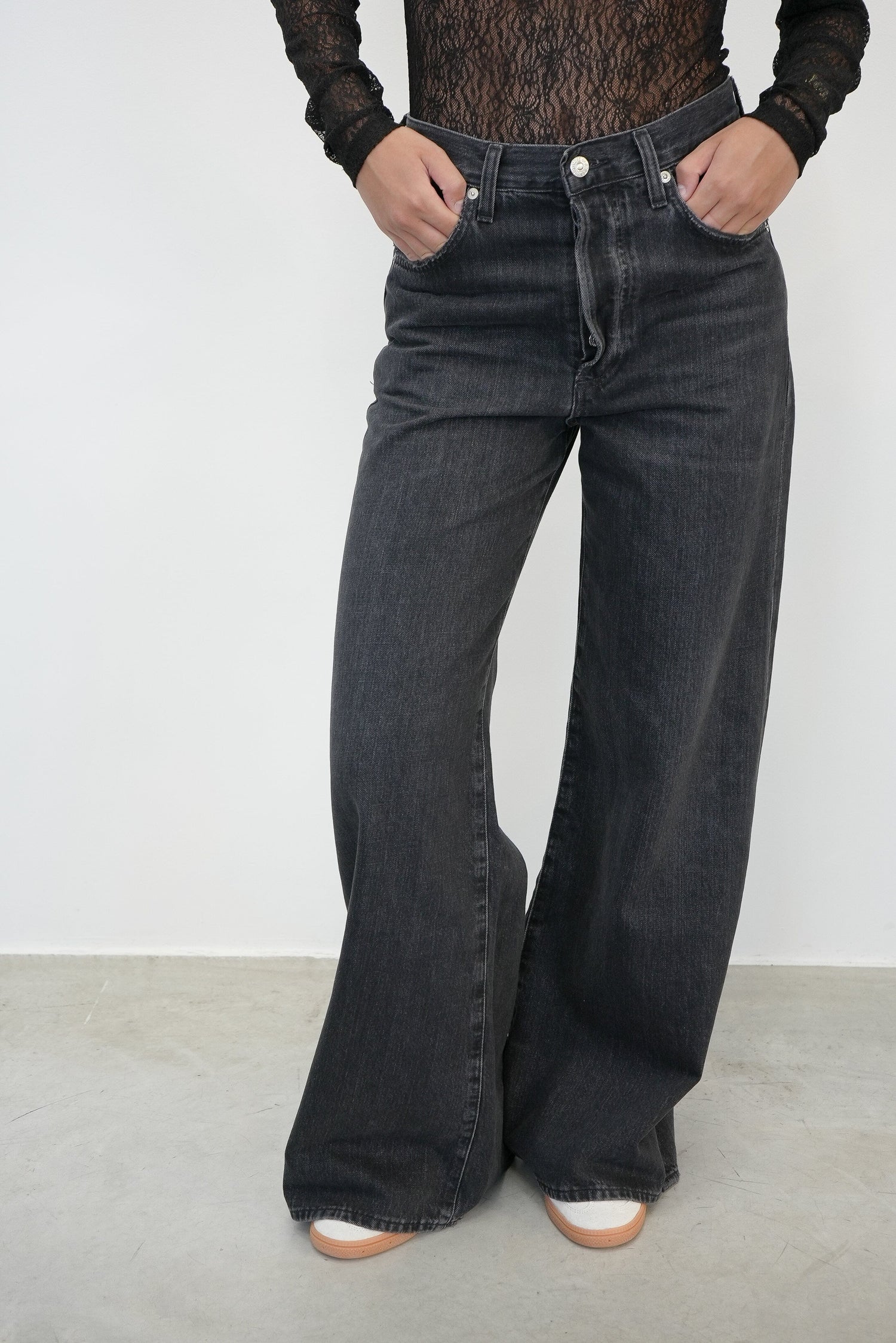 BEVERLY RELAXED FIT SLOUCH BOOT JEANS IN PROPHECY JEANS CITIZENS OF HUMANITY 