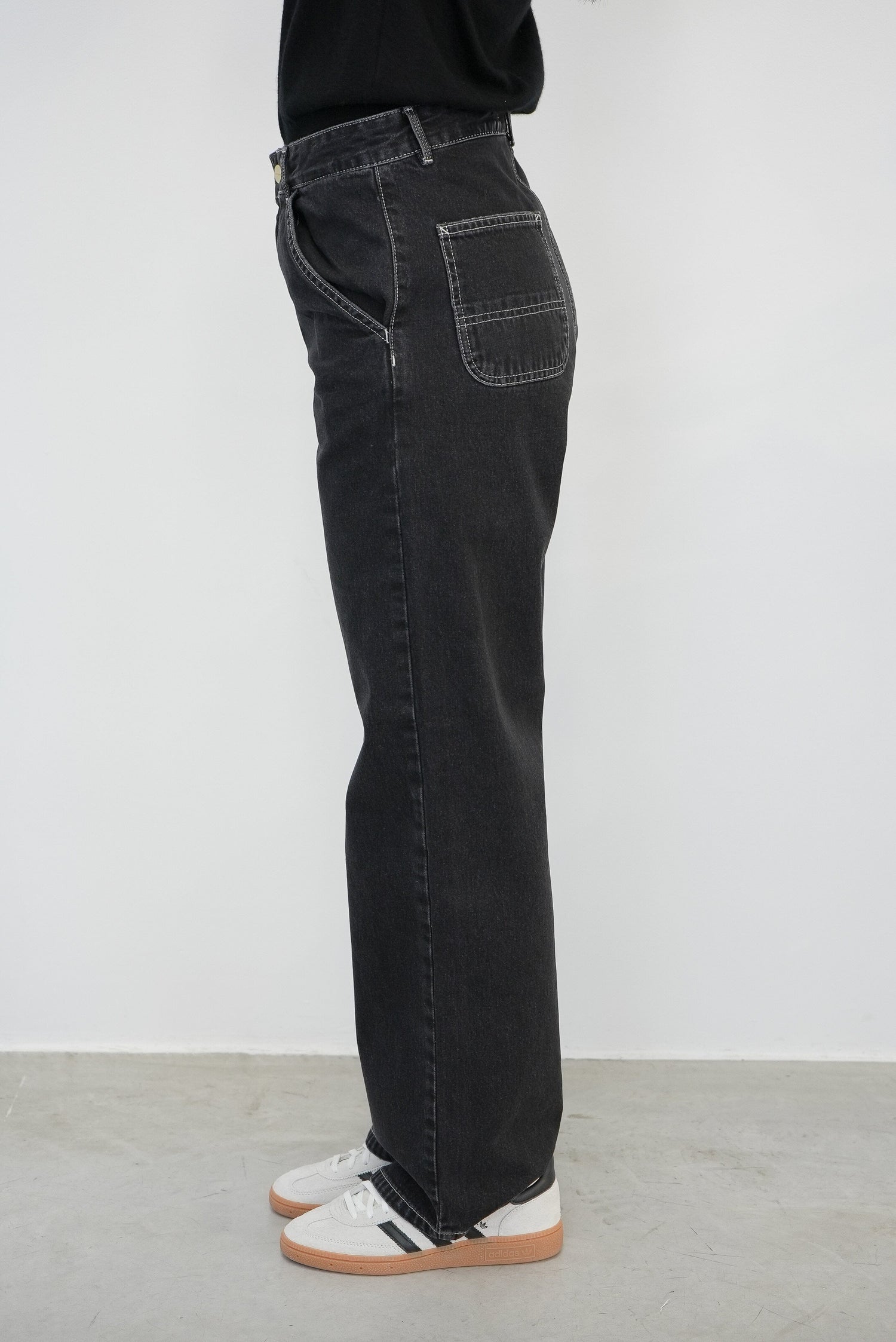 SIMPLE PANT IN BLACK STONE PANT CARHARTT 