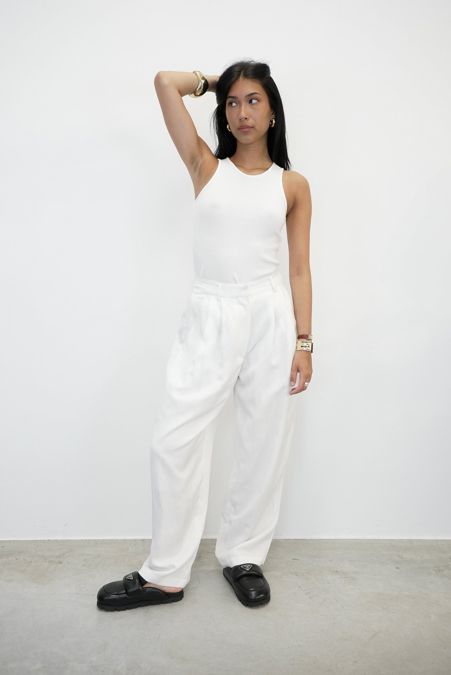 GINGER WHITE PANT PANTS ONE & OTHER 