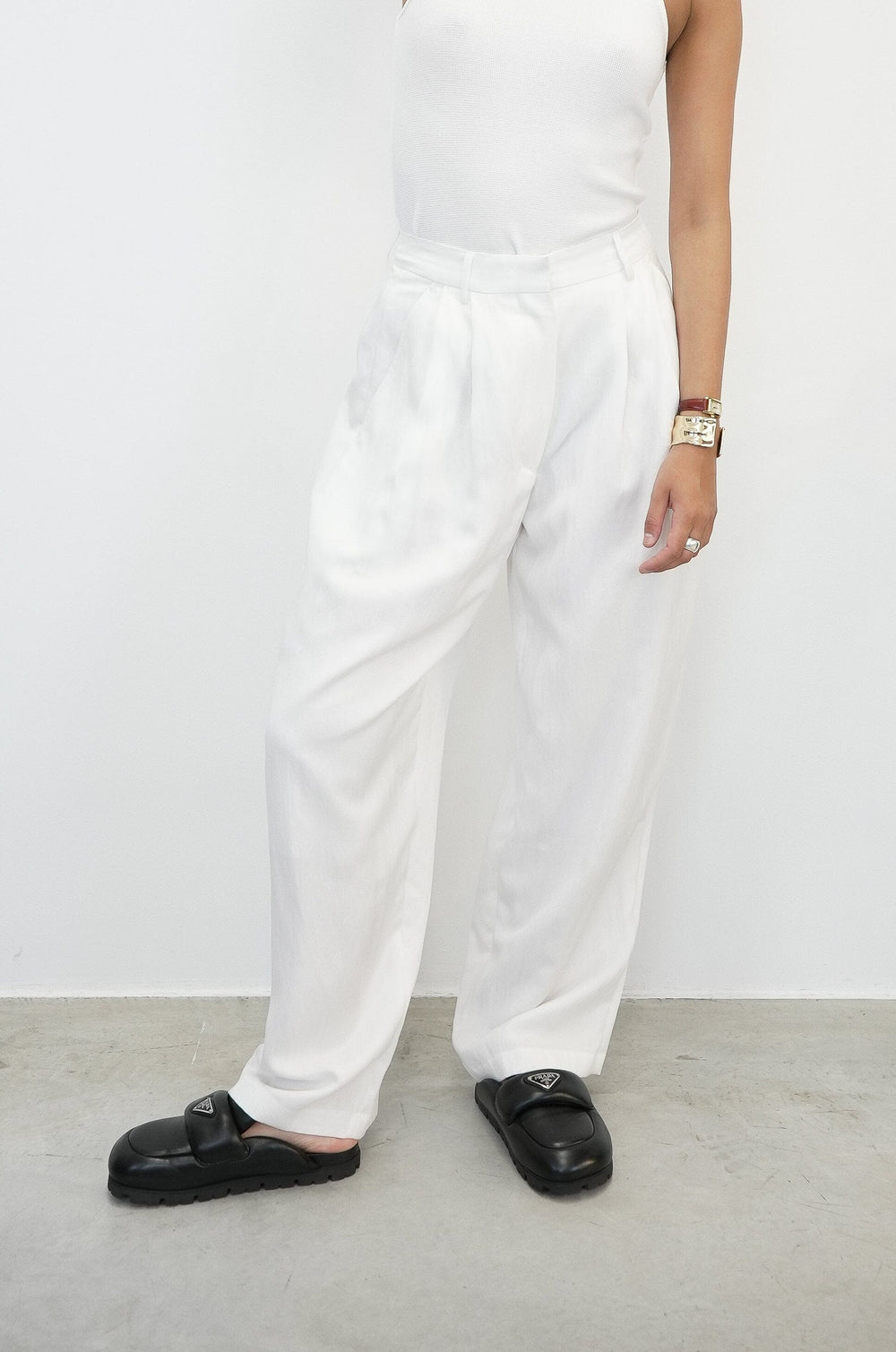 GINGER WHITE PANT PANTS ONE & OTHER 