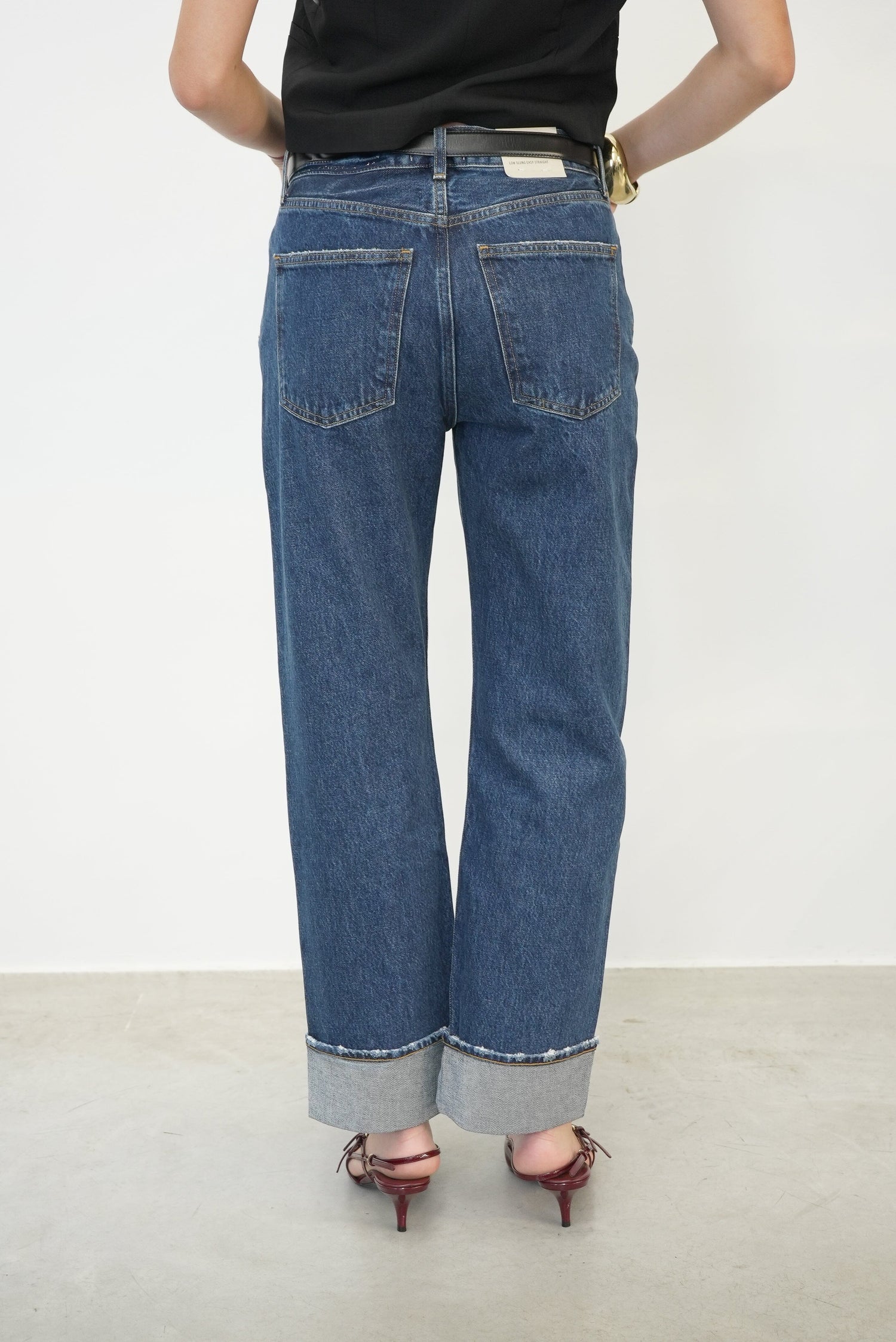 FRAN LOW SLUNG EASY STRAIGHT IN ENAMOUR JEANS AGOLDE 