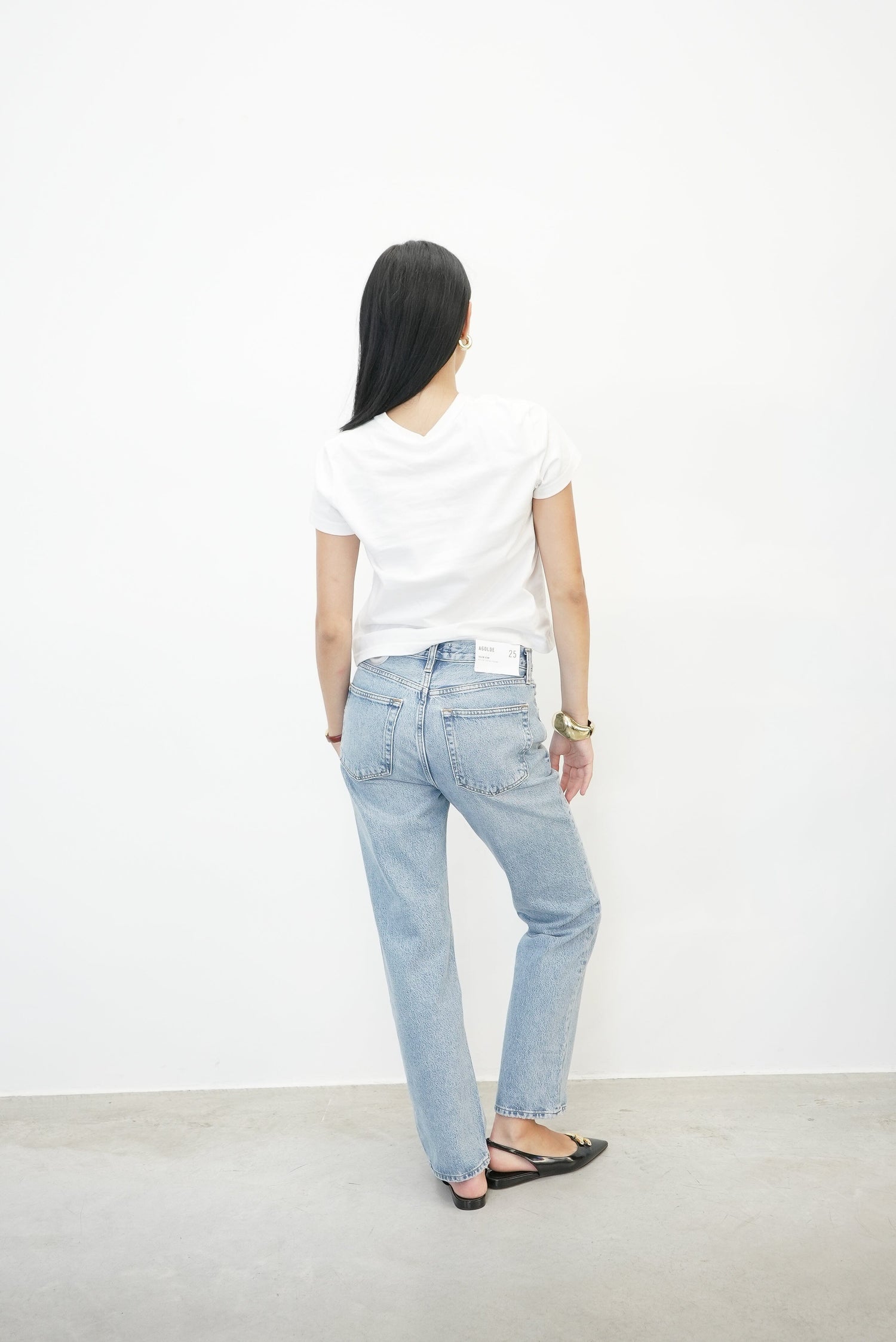 VALEN MID RISE VINTAGE STRAIGHT JEANS AGOLDE 