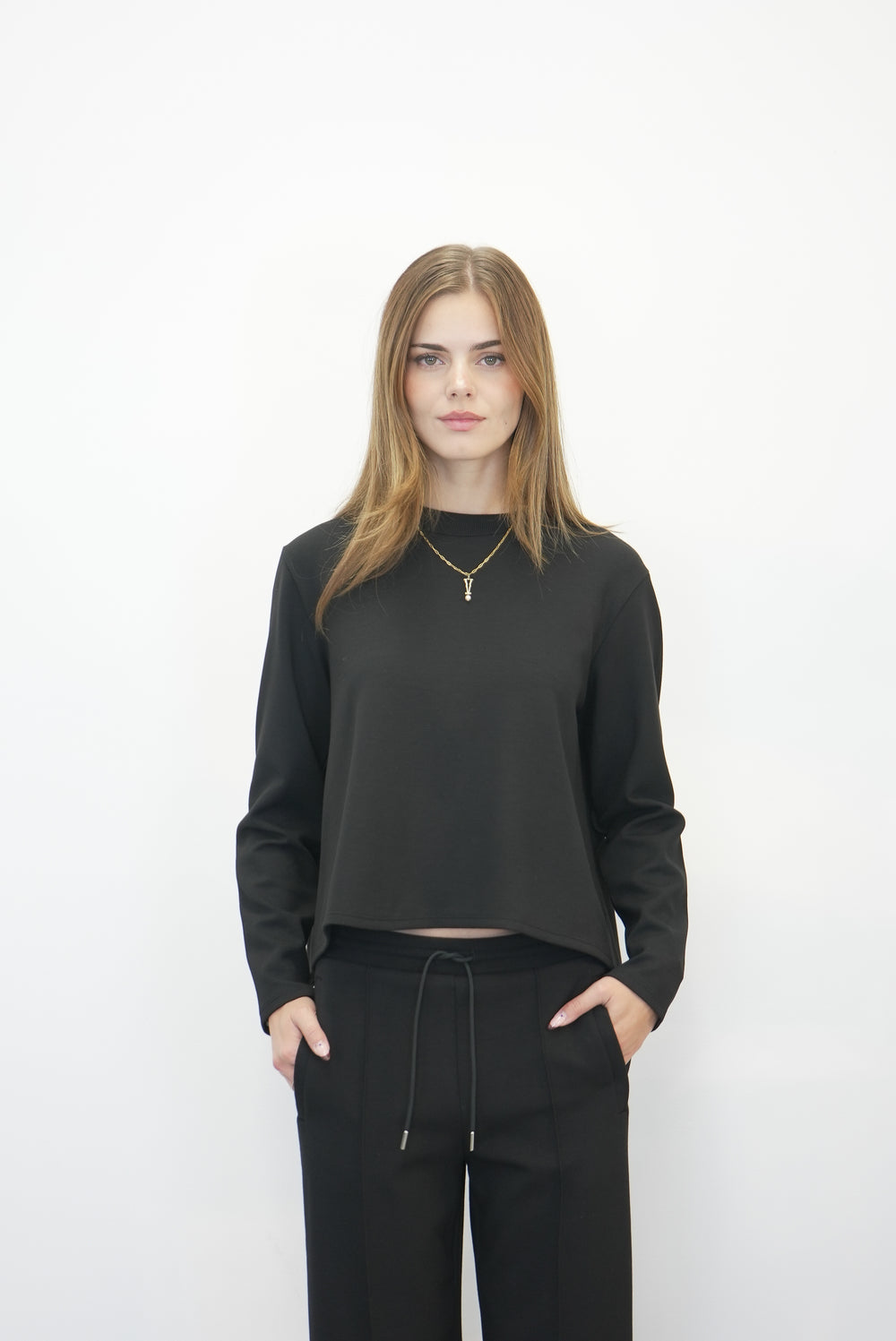 A LINE PULLOVER DOUBLE KNIT KNIT THEORY 