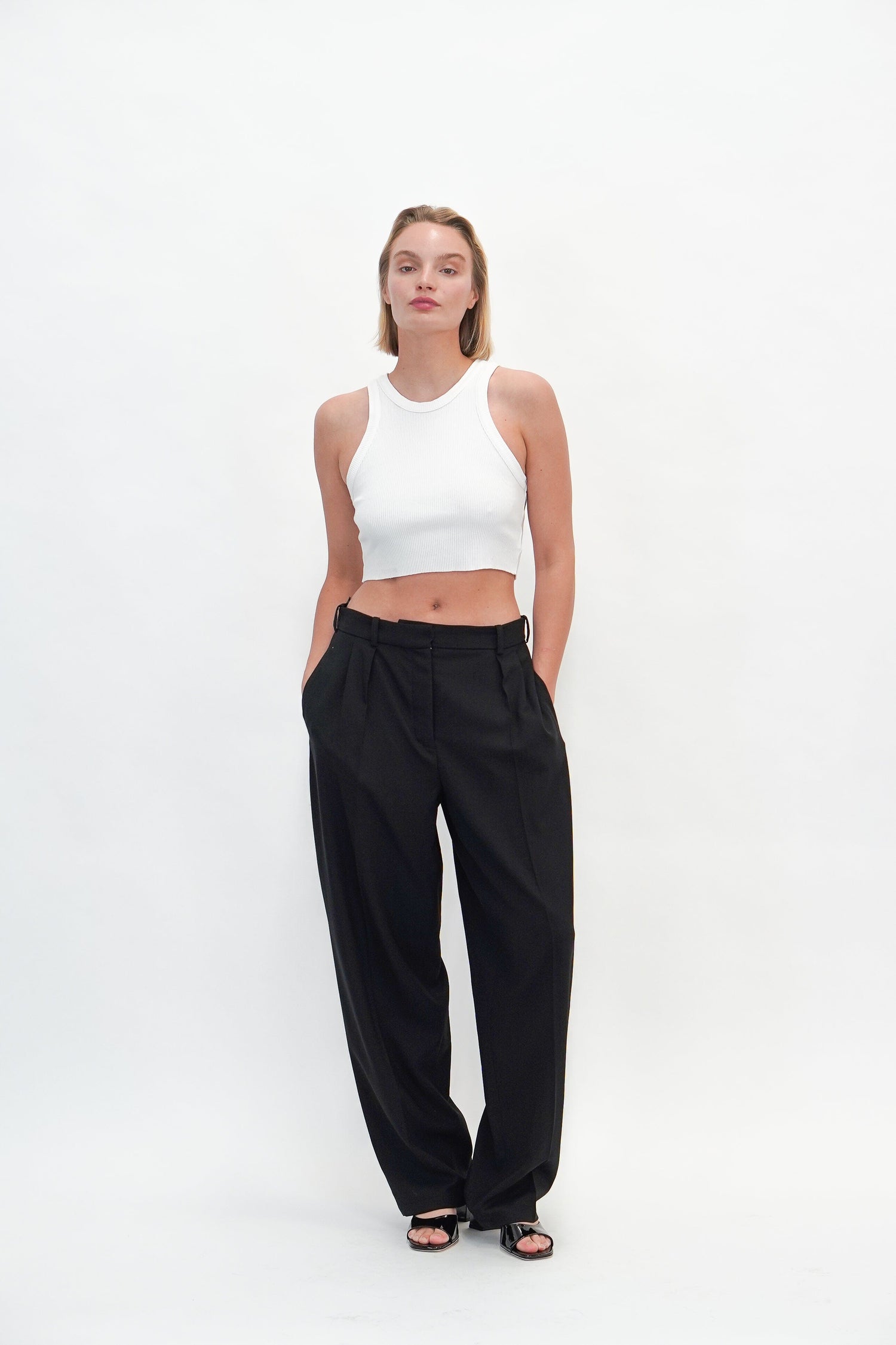 BUCKLEL PANT TAILORING CREPE PANT JOSEPH 