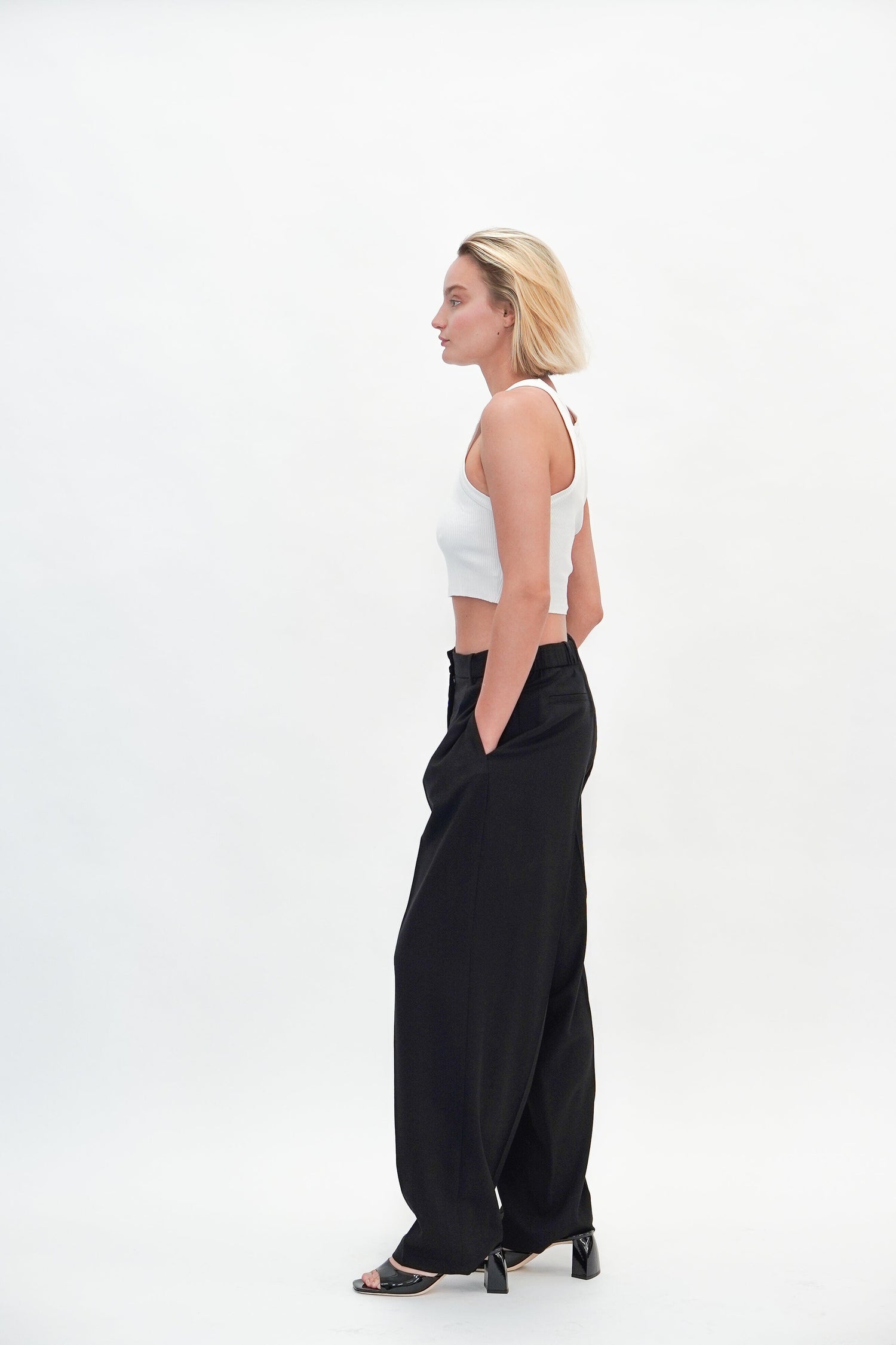 BUCKLEL PANT TAILORING CREPE PANT JOSEPH 