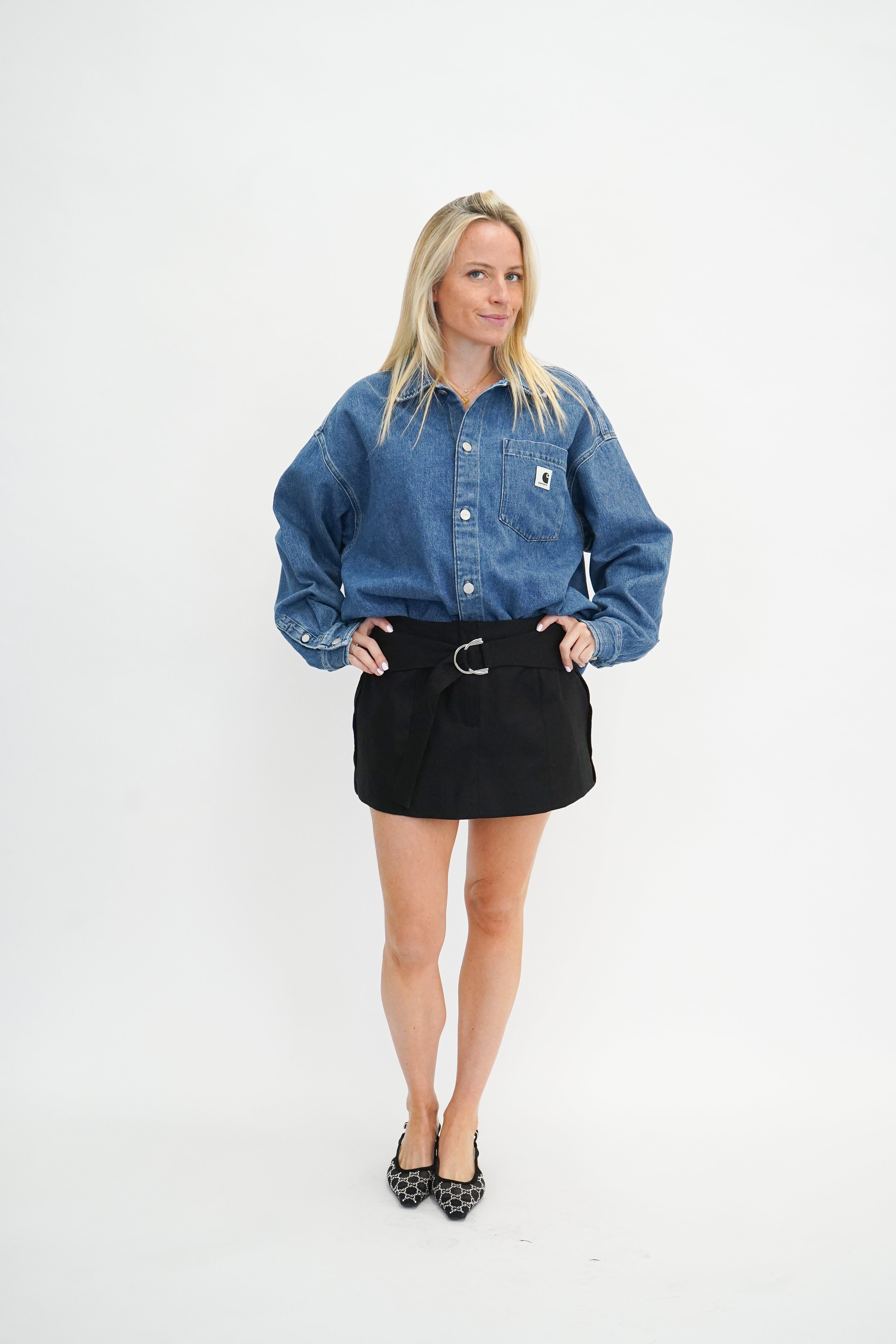 ALTA SHIRT IN BLUE STONE WASHED SHIRT CARHARTT 