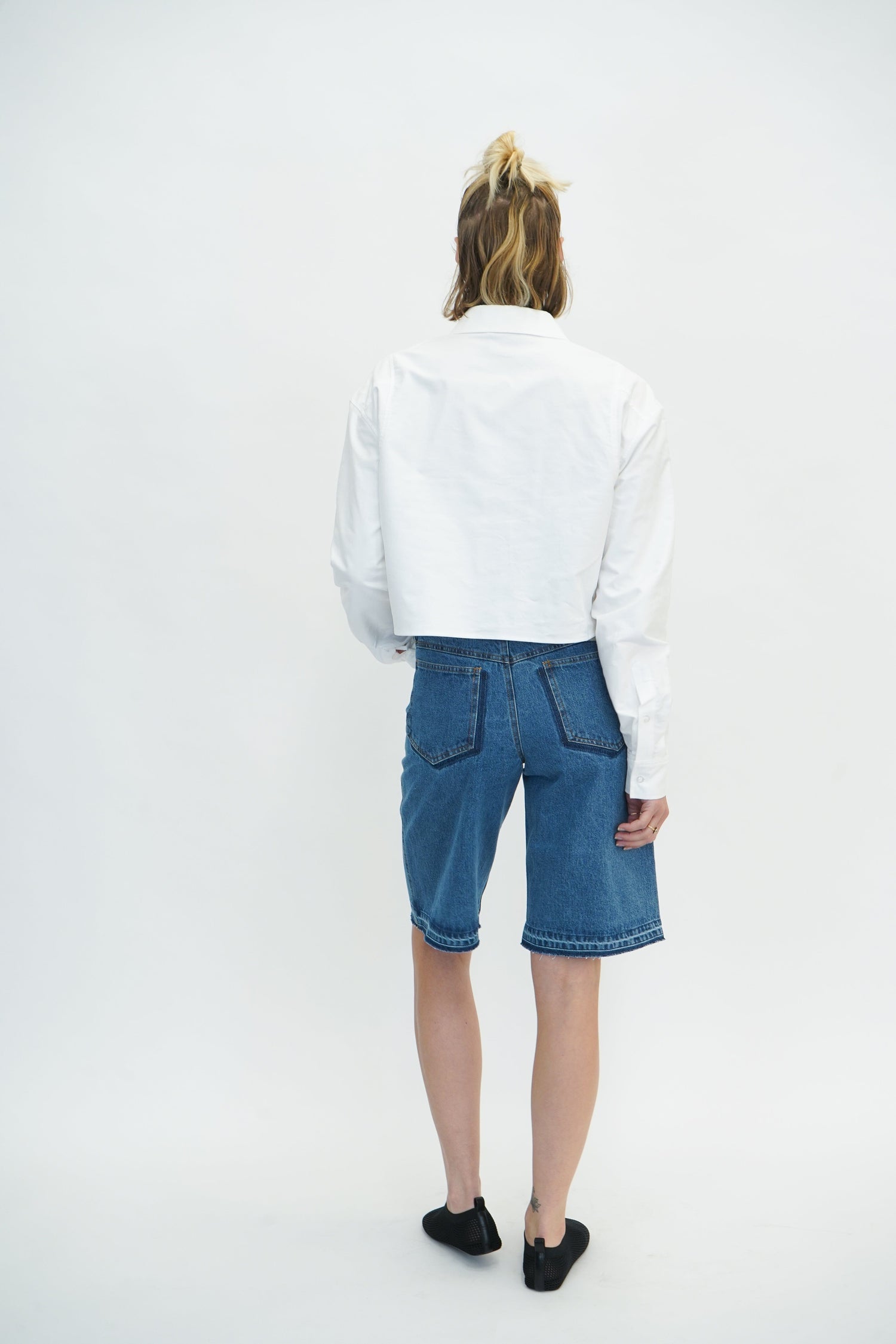 MILES BOARD SHORTS IN BLUE DENIM SHORT DESIGNERS REMIX 
