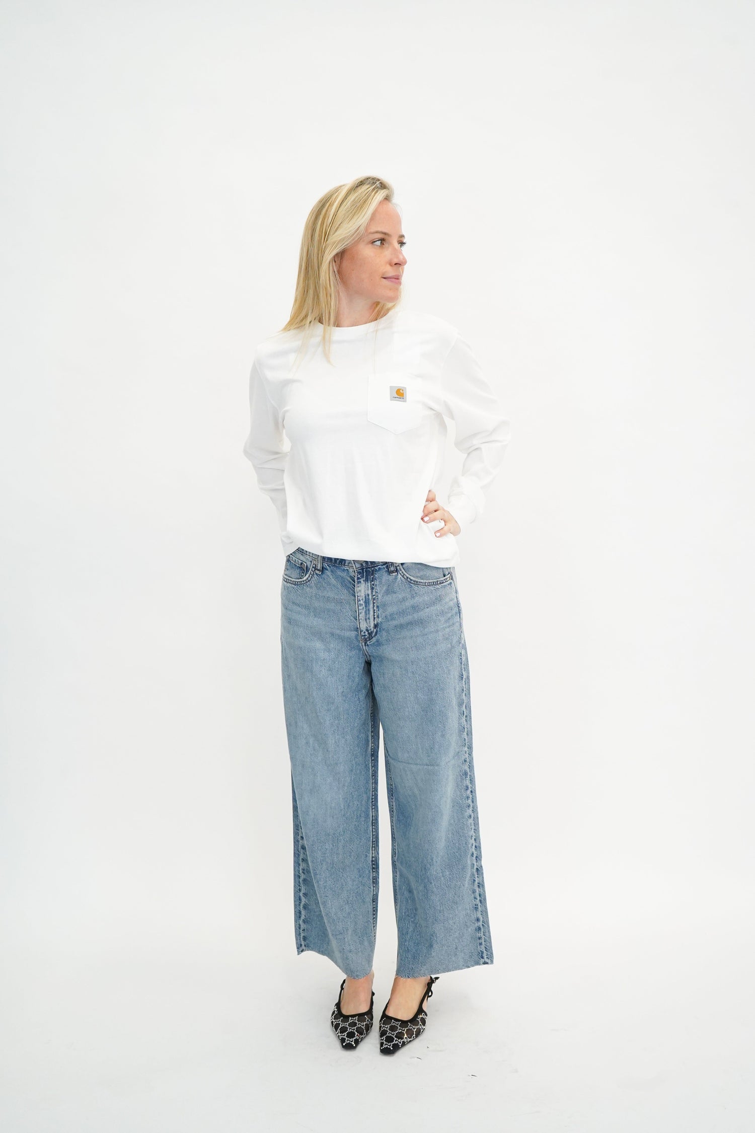 FEATHERWEIGHT ANDI HIGH RISE IN BEACON JEANS RAG&BONE 