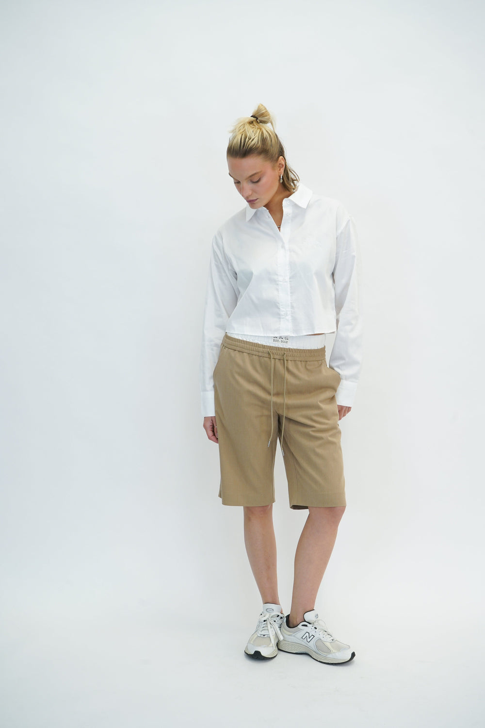 DAILY CROPPED SHIRT SHIRT OVAL SQUARE 