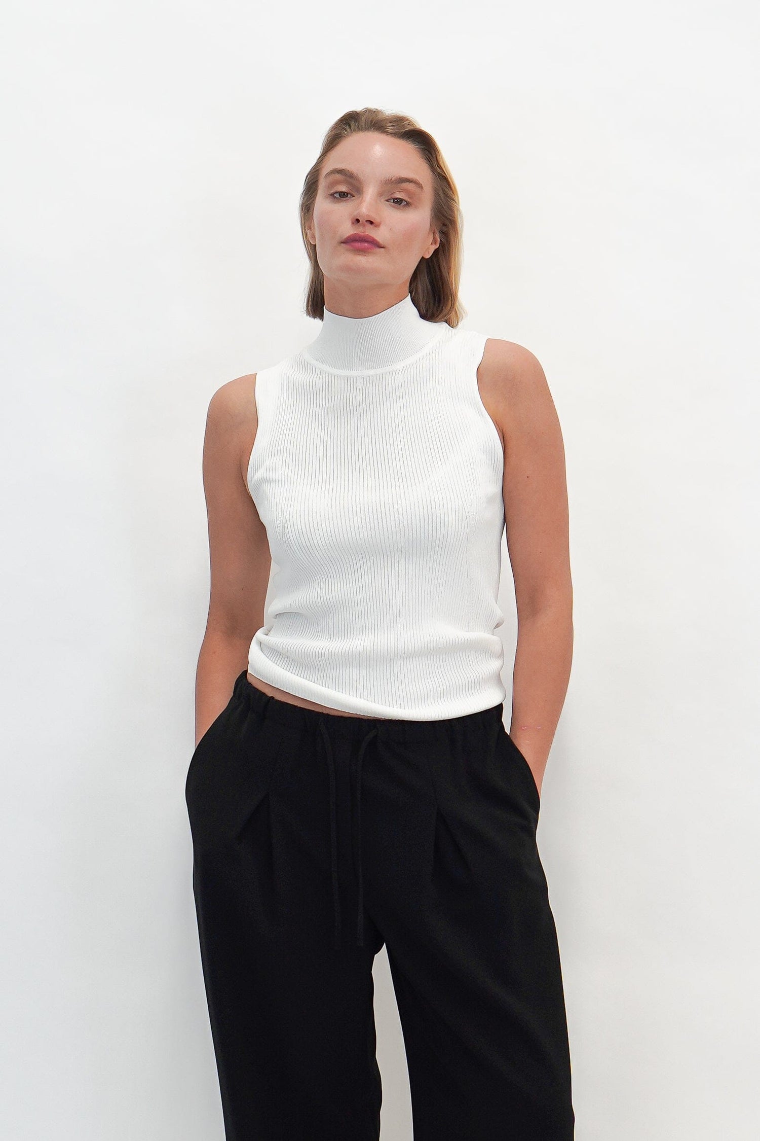 JOLINE LIGHTWEIGHT HALTER TOP TOP ONE & OTHER 