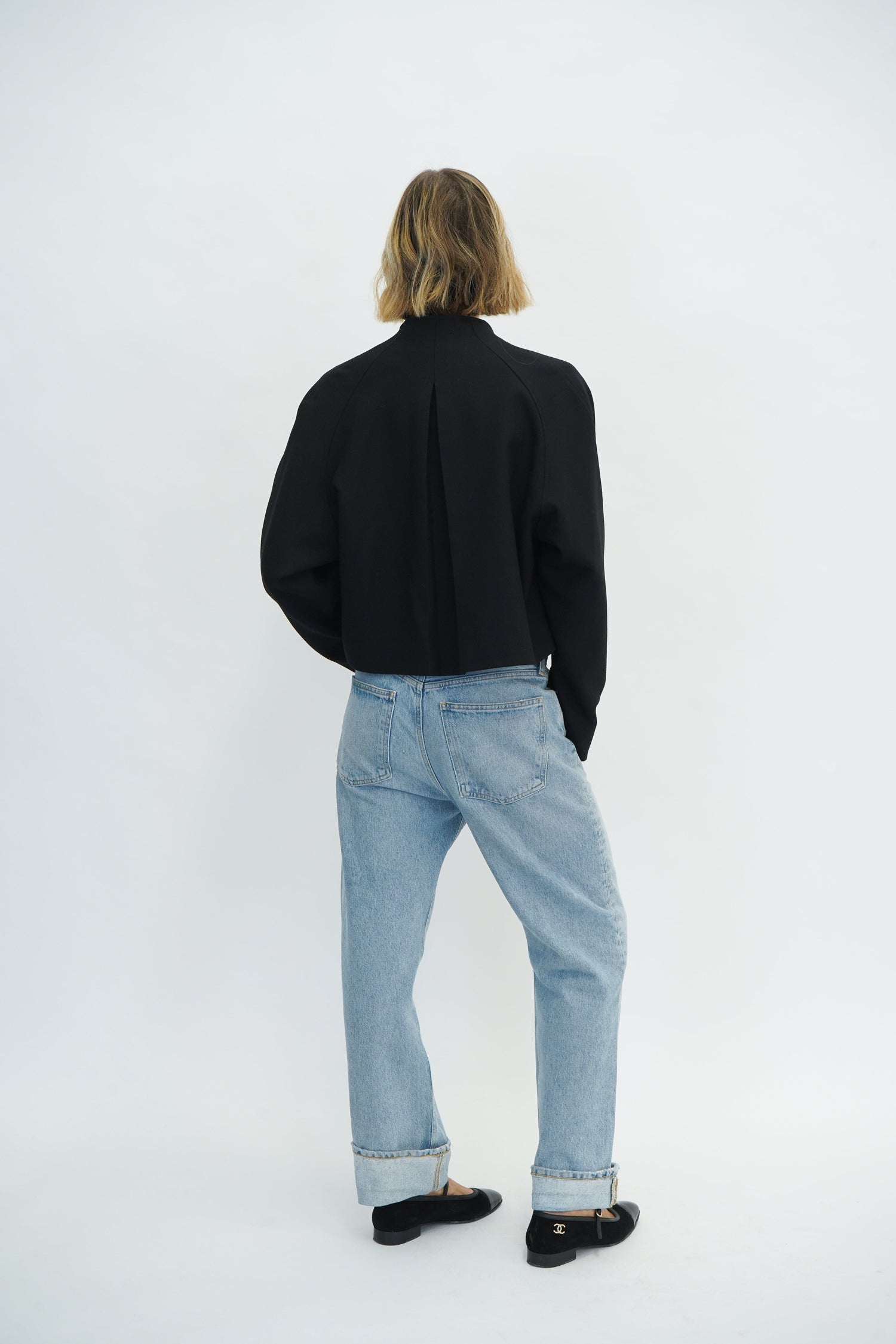 SOLO BLAZER IN BLACK BLAZER ONE&OTHER 