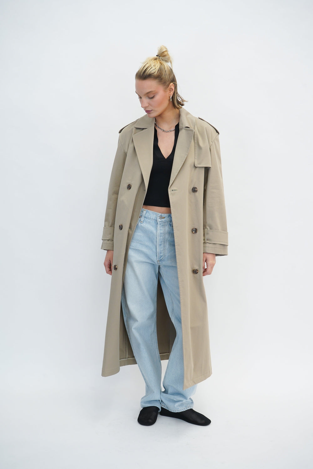 OS DB TRENCH IN SOFT TAUPE TRENCH THEORY 