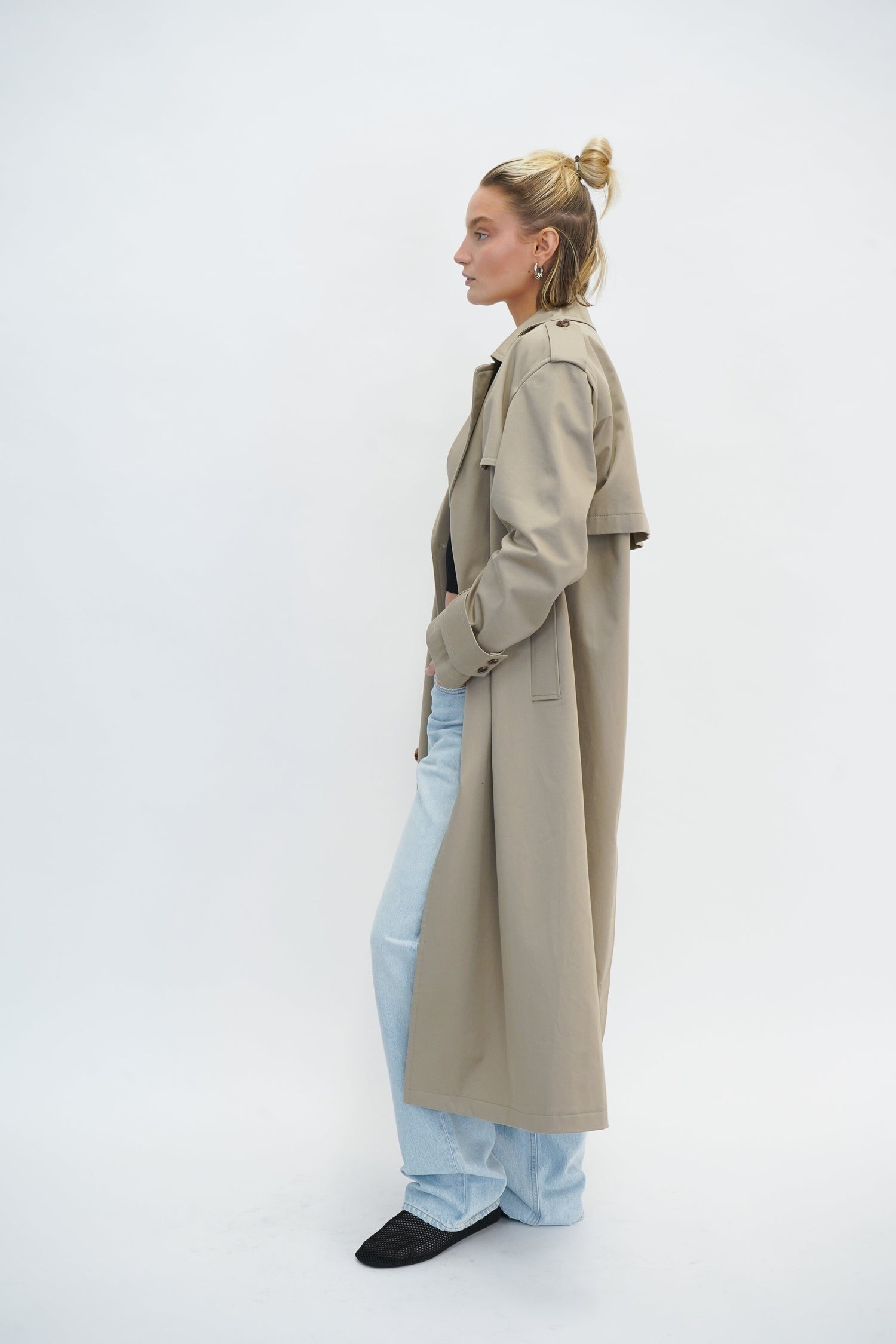 OS DB TRENCH IN SOFT TAUPE TRENCH THEORY 