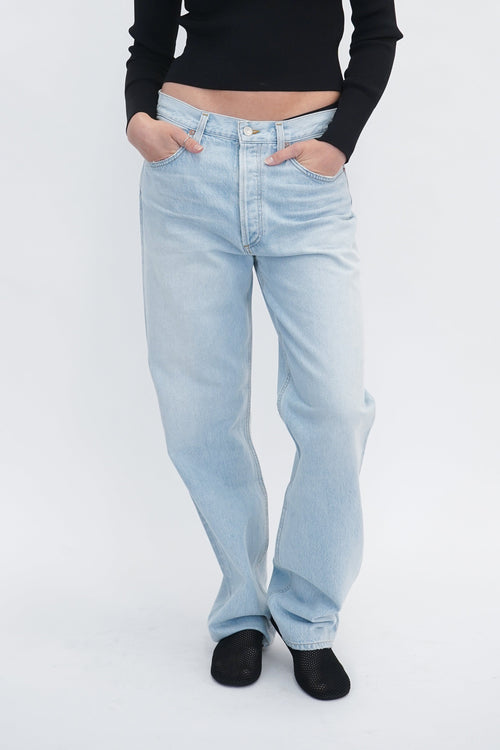 KELLY STRAIGHT JEANS IN WAVE