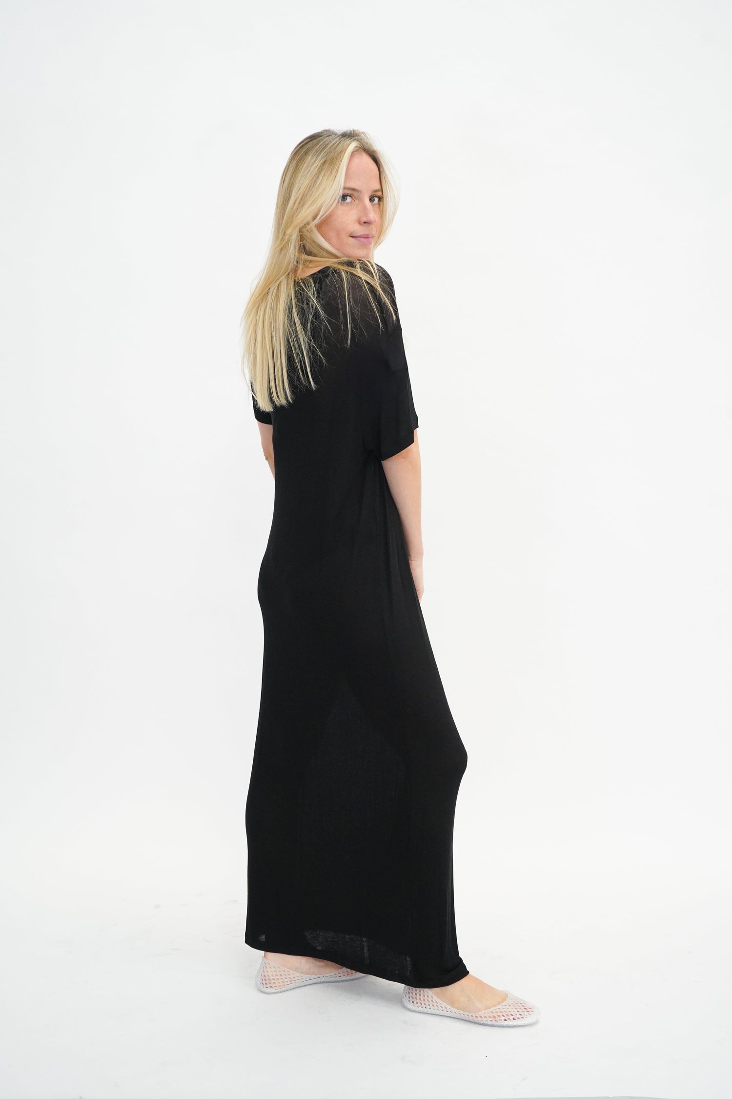 FLUID TSHIRT DRESS DRESS ROHE 