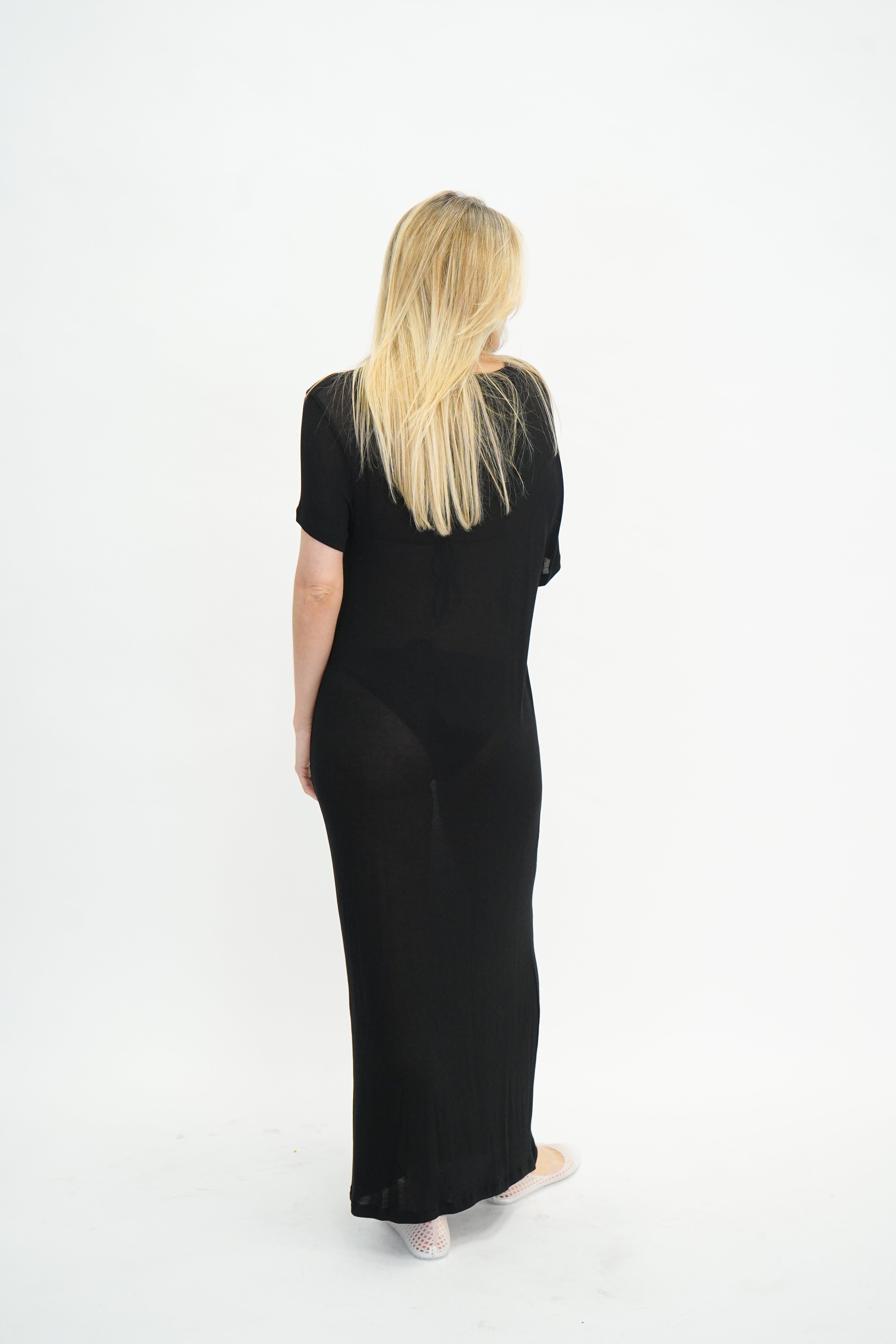 FLUID TSHIRT DRESS DRESS ROHE 