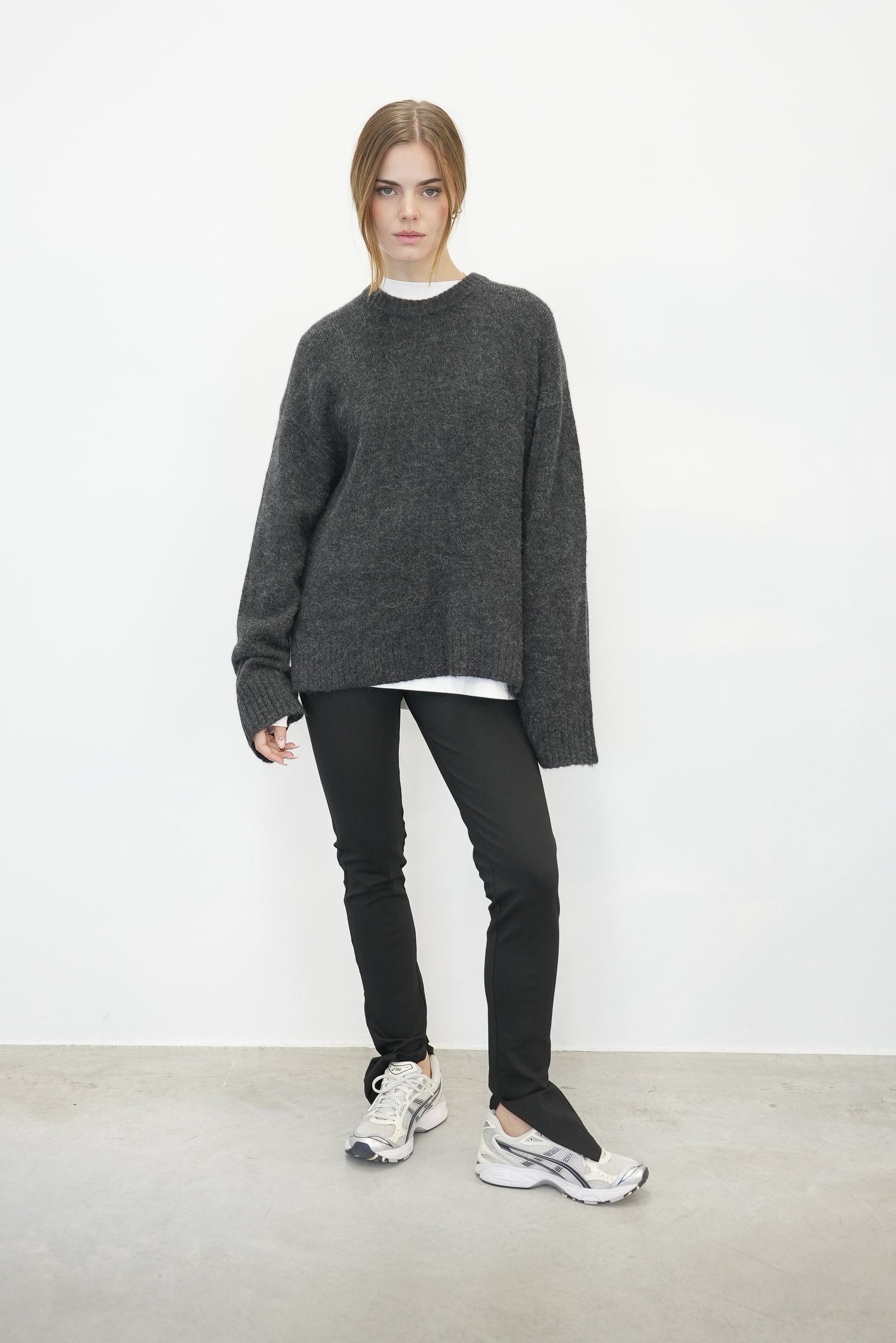 VERONA SLIT SWEATER KNIT DESIGNERS REMIX 