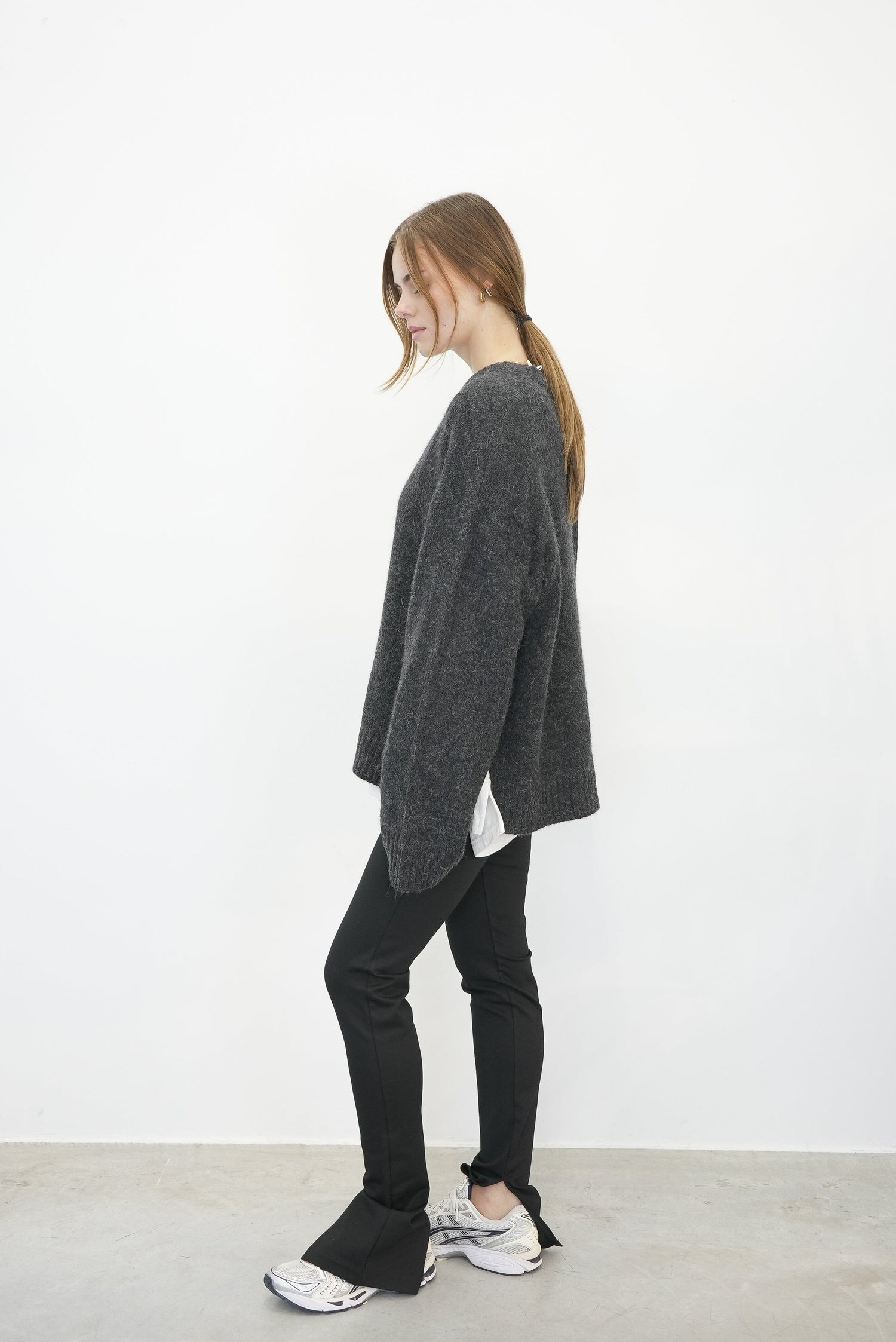 VERONA SLIT SWEATER KNIT DESIGNERS REMIX 