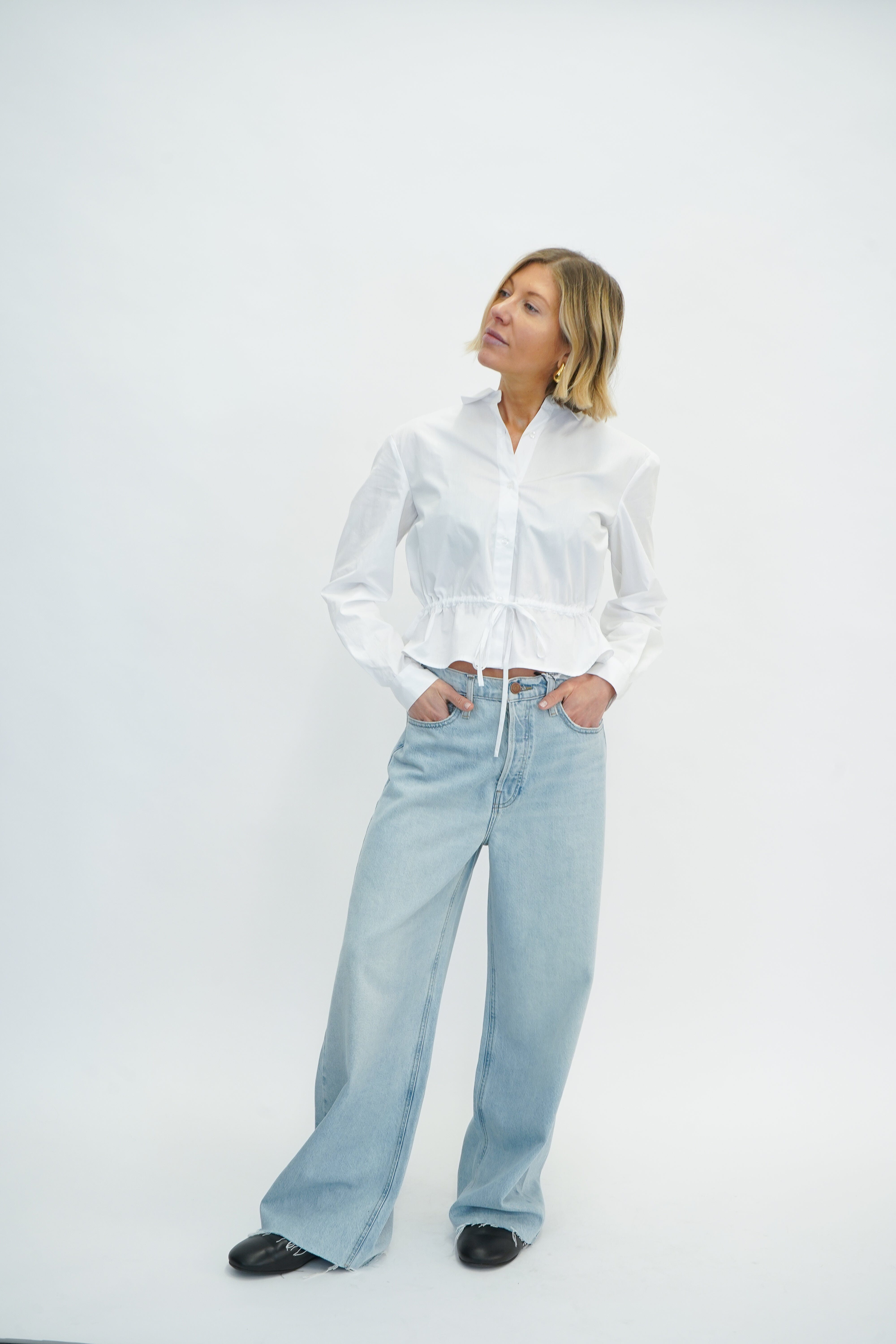 THE LOW BAGGY WIDE LEG BY FRAME JEAN FRAME 