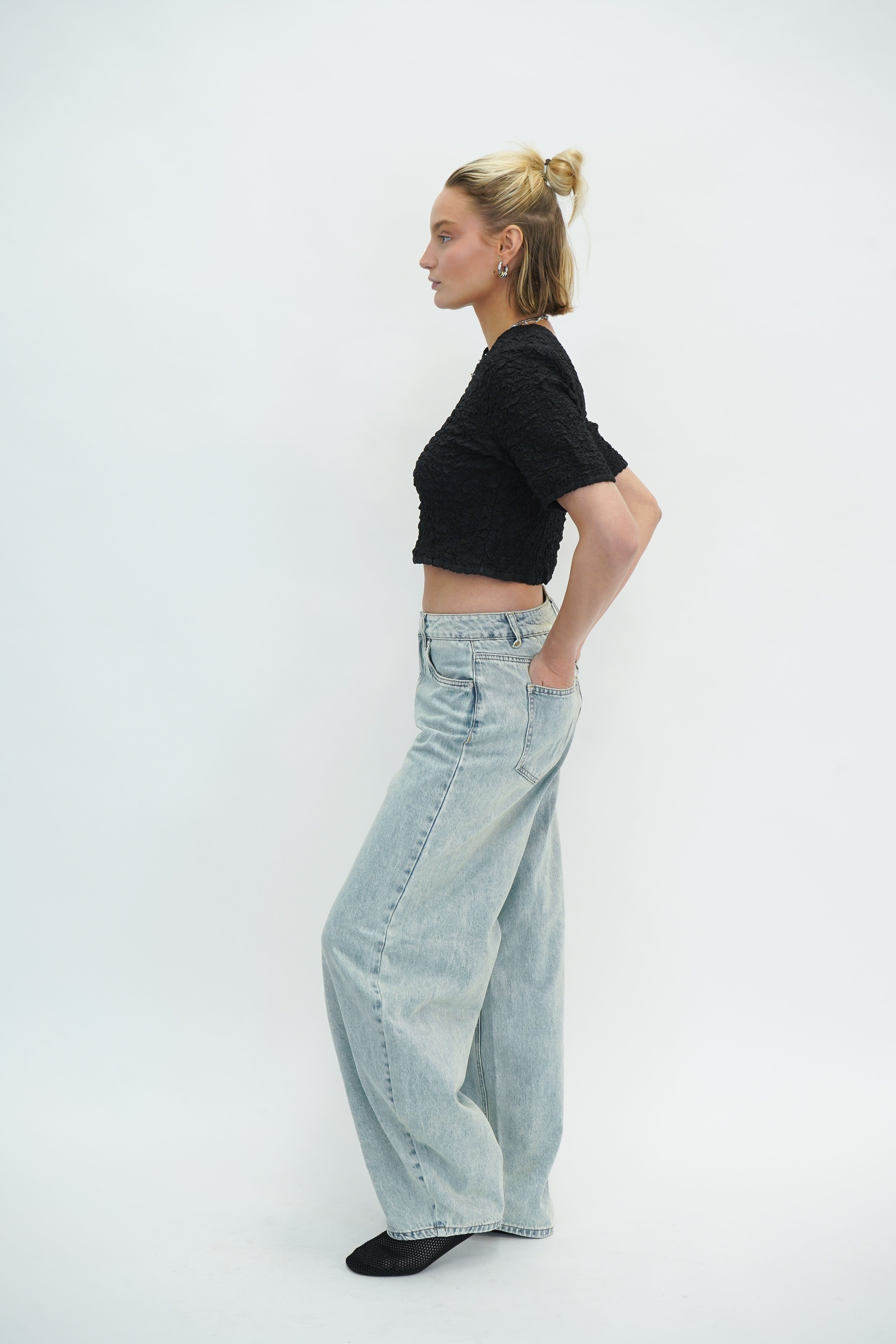 Ganni-Cotton-Poplin-O-Neck-