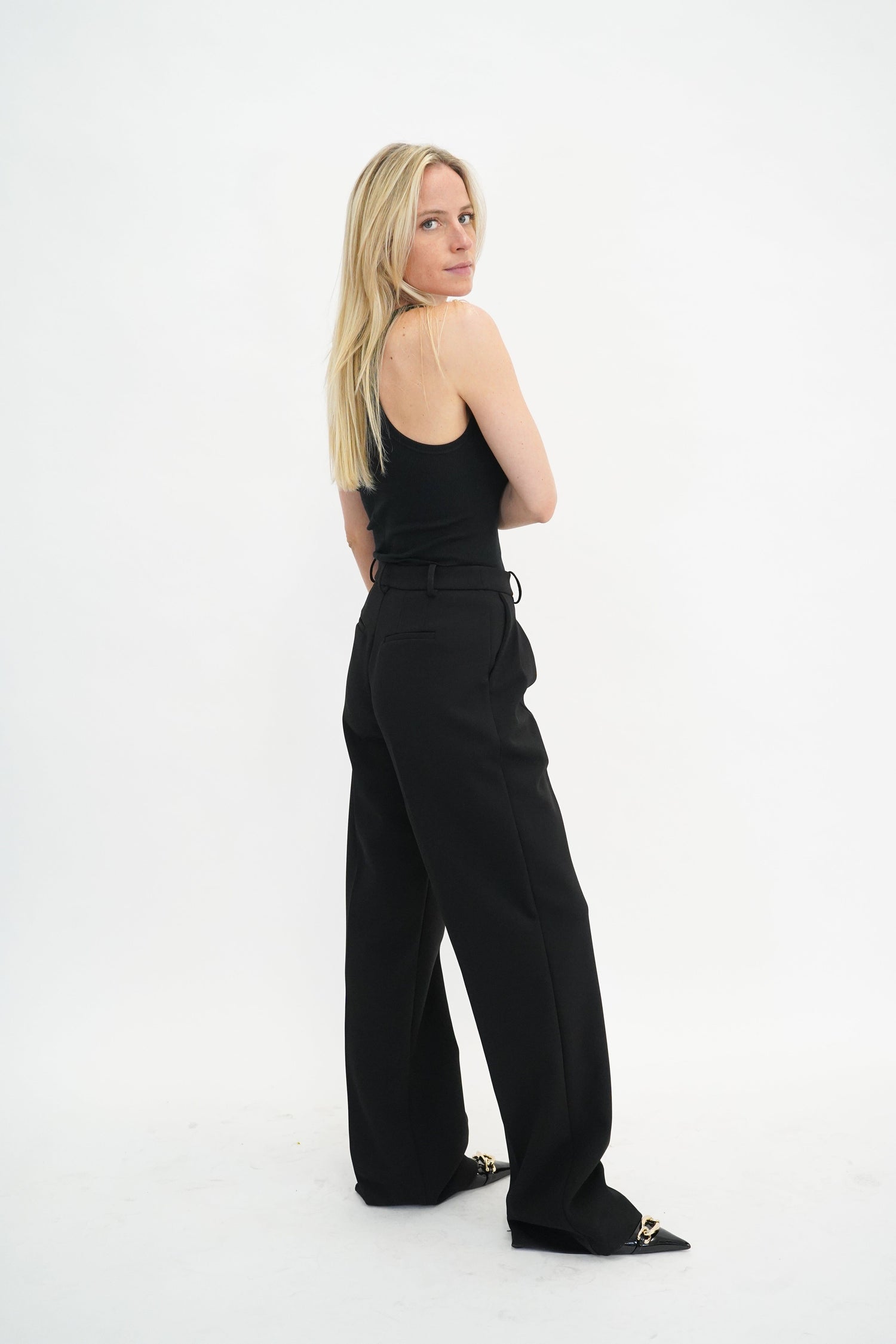 PALISSO TOP IN BLACK TOP IRO 