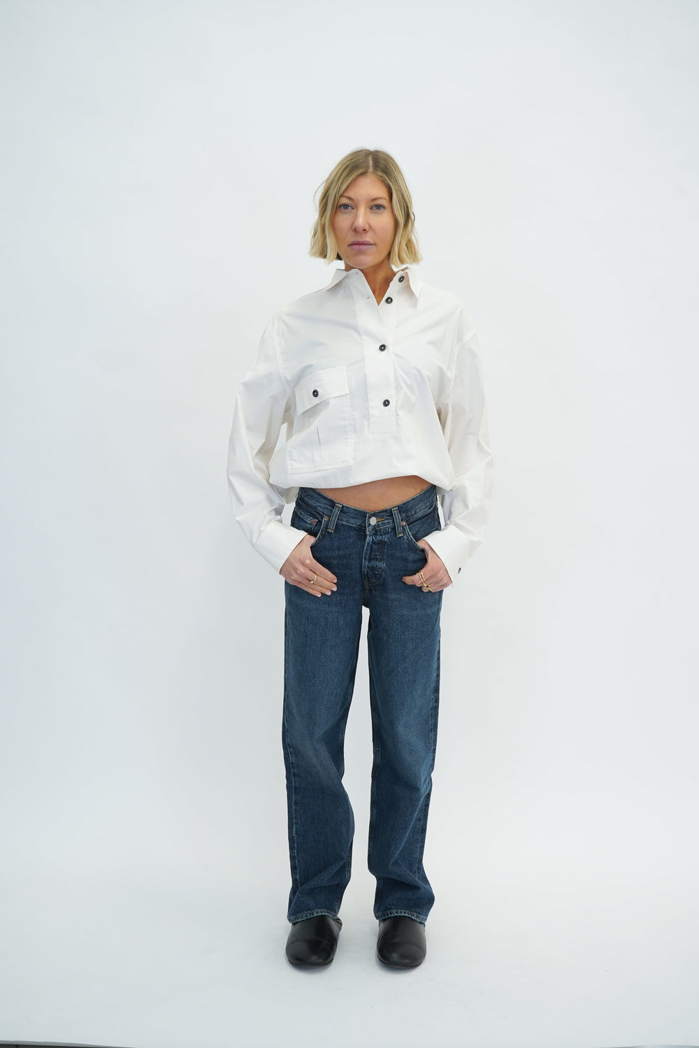 V-WAIST BAGGY IN NEXUS JEANS AGOLDE 