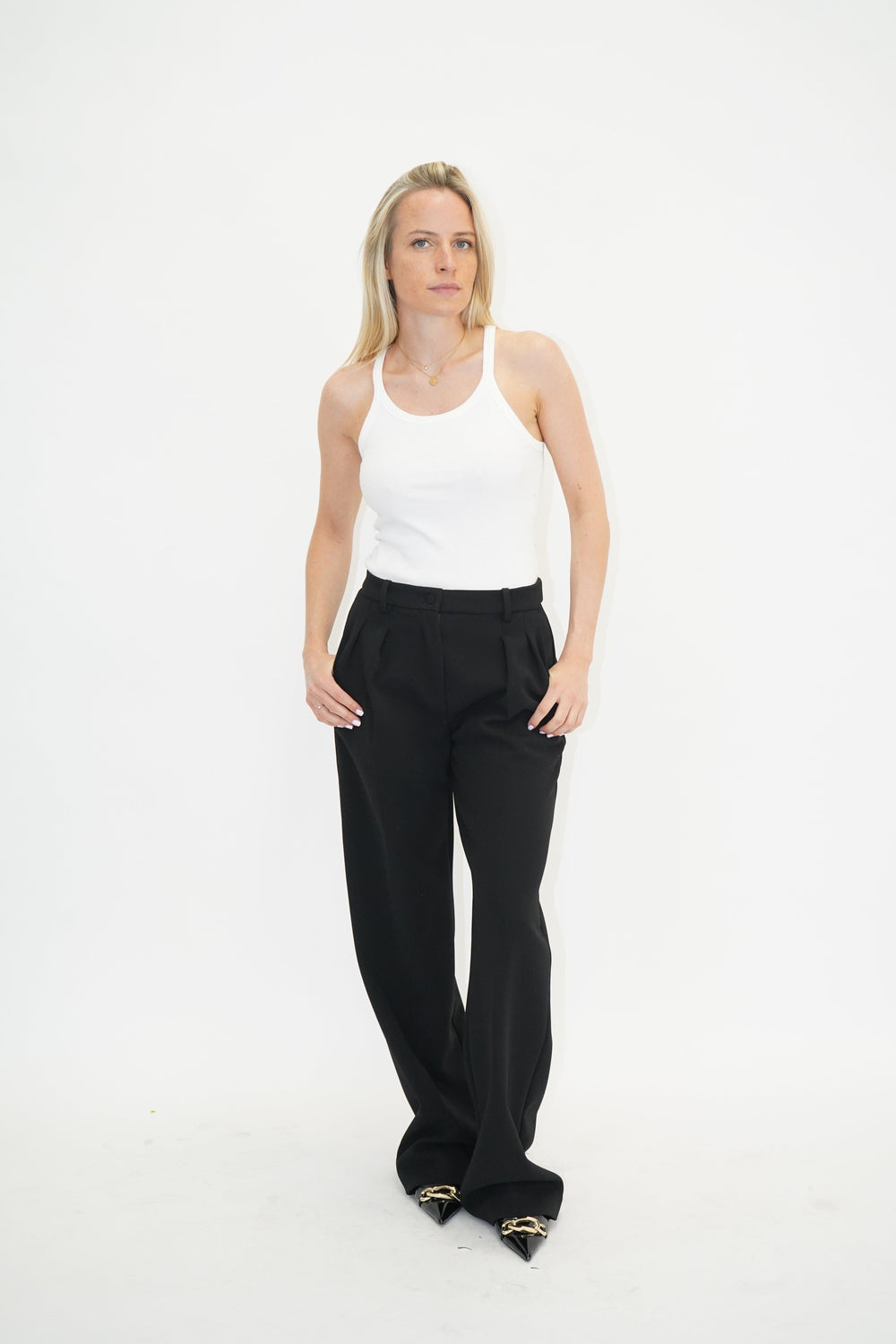 PALISSO RIBBED TANK TOP TOP IRO 
