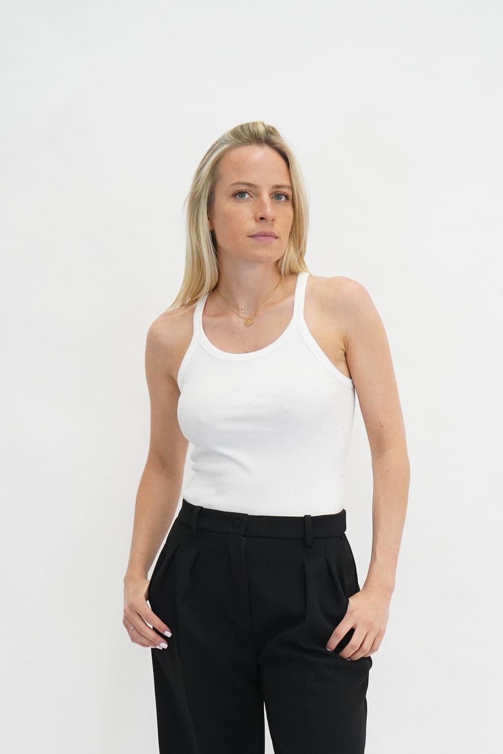 PALISSO RIBBED TANK TOP TOP IRO 