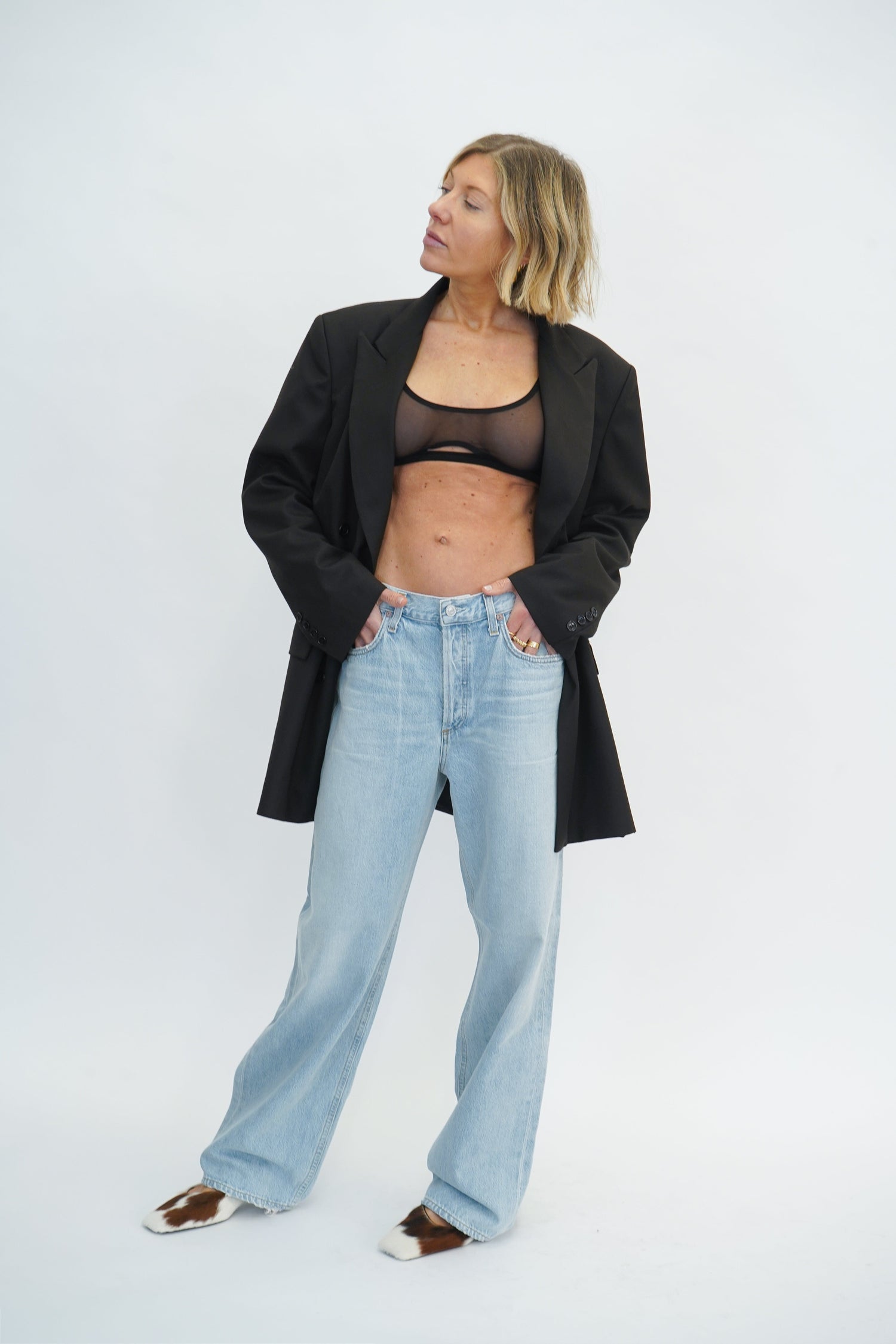 LOW SLUNG BAGGY IN SPARK JEANS AGOLDE 