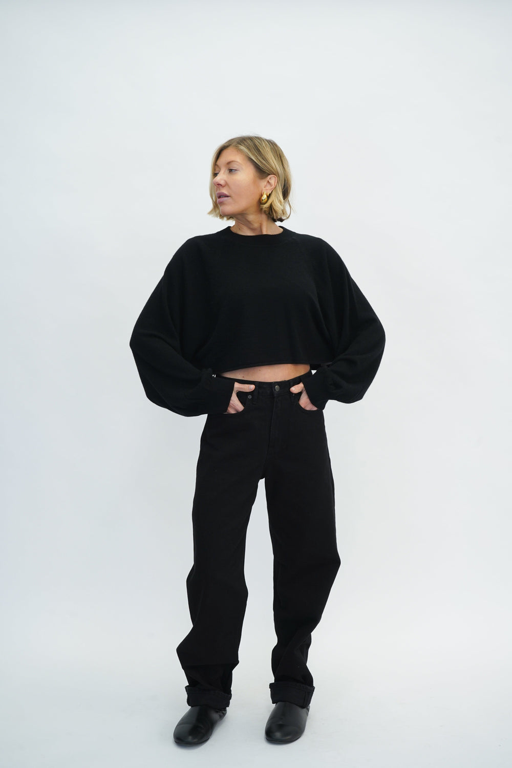 HANNAH 90'S JEANS IN WASHED BLACK JEANS KURE 
