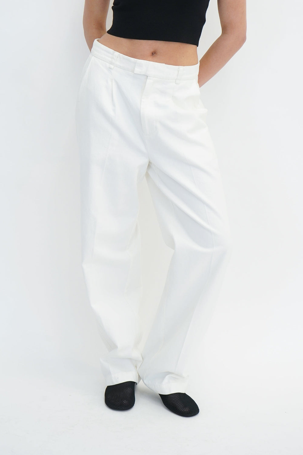 TINE LOOSE FIT COTTON PANTS PANTS ONE & OTHER 