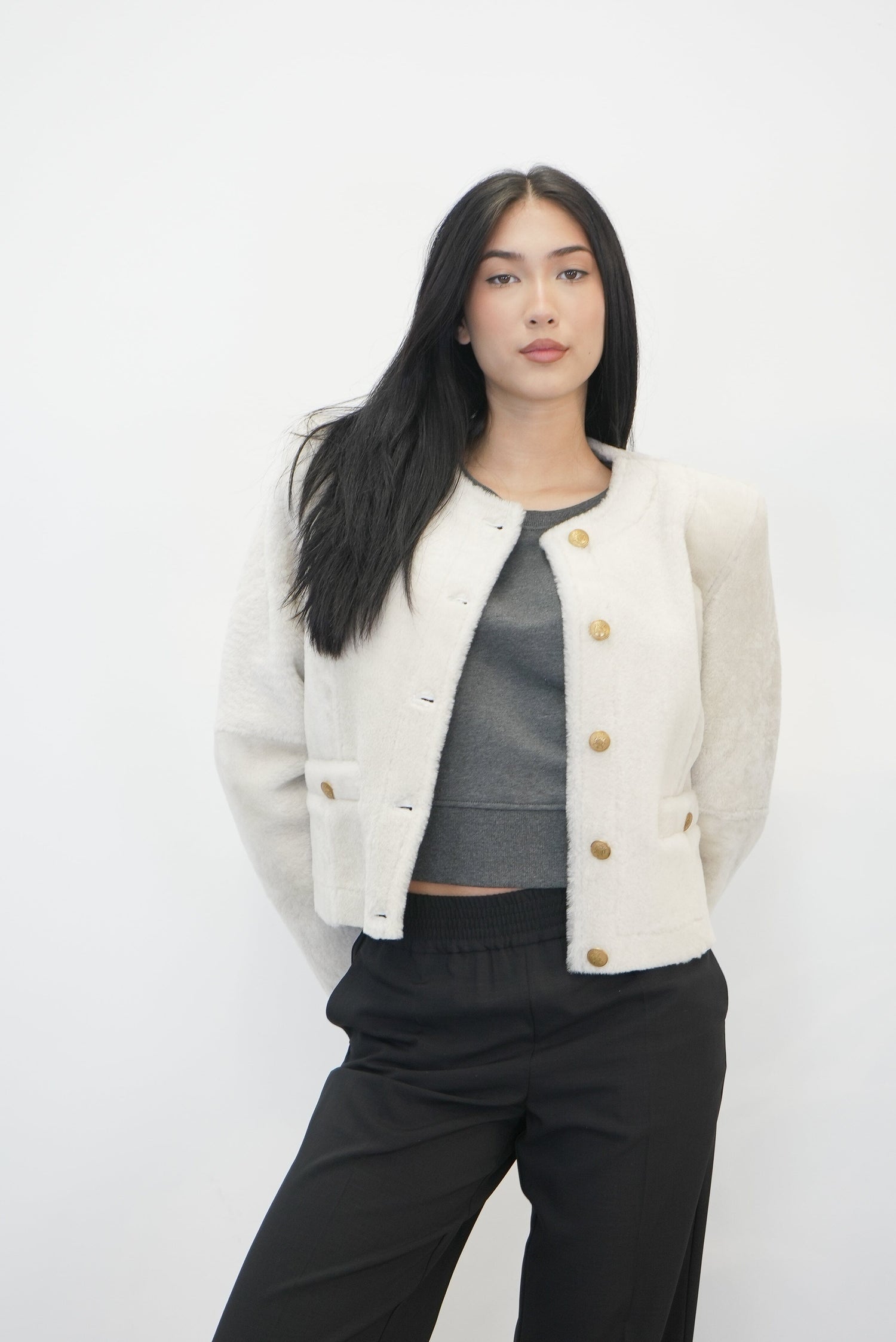 MONTONE SHEARLING ALICE JACKET JACKET HALFBOY 