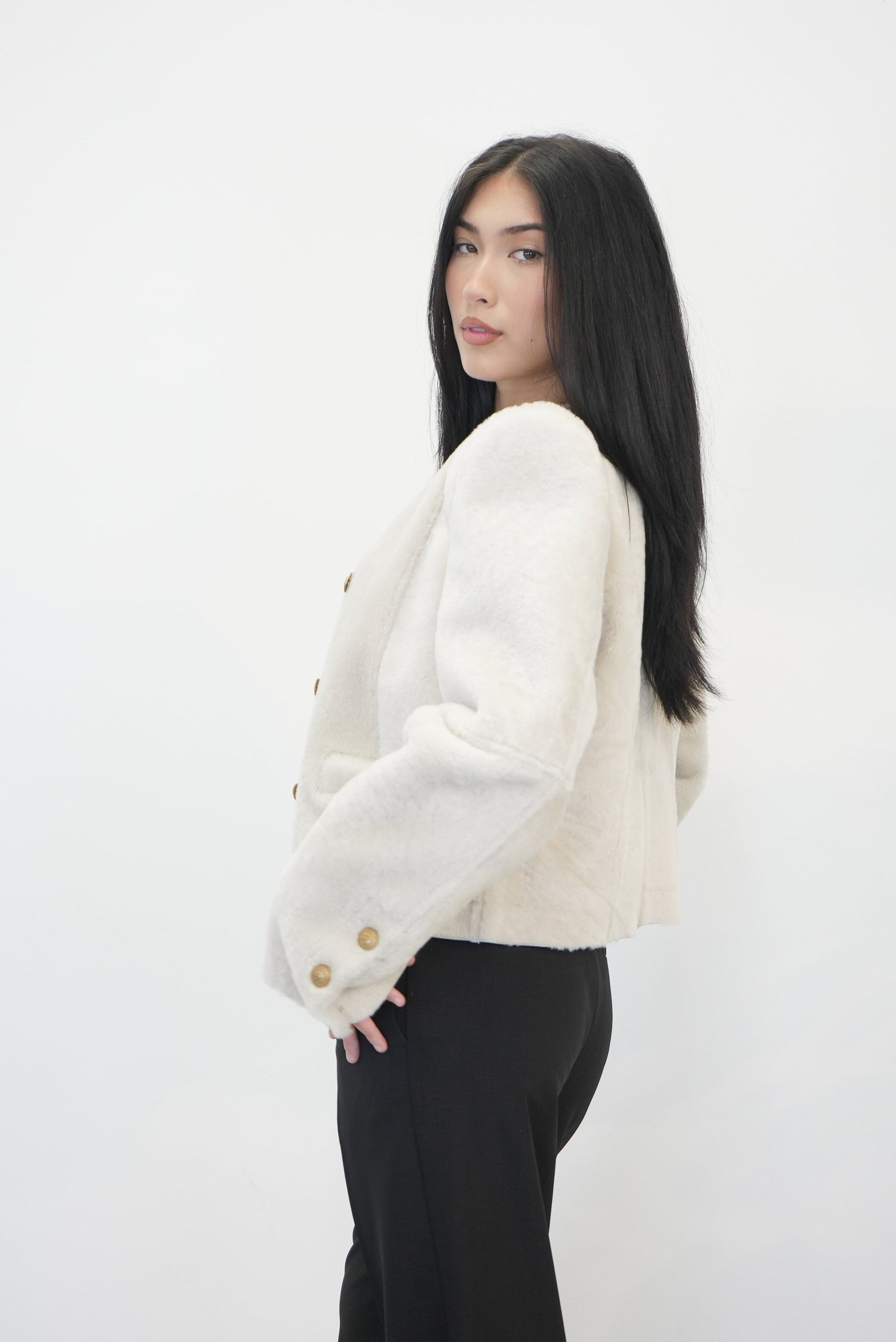 MONTONE SHEARLING ALICE JACKET JACKET HALFBOY 