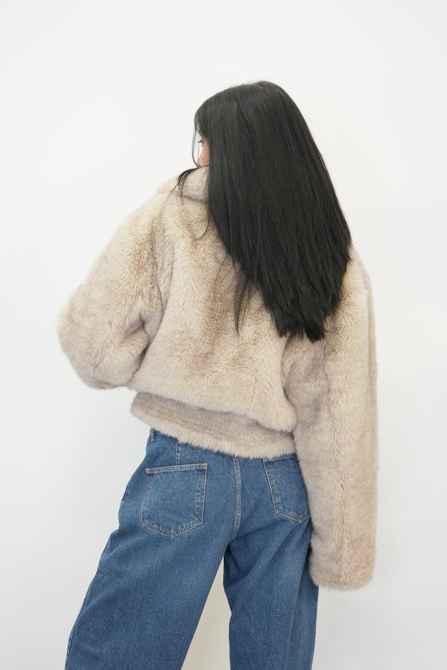 LENA JACKET IN NATURAL JACKET STAND STUDIO 