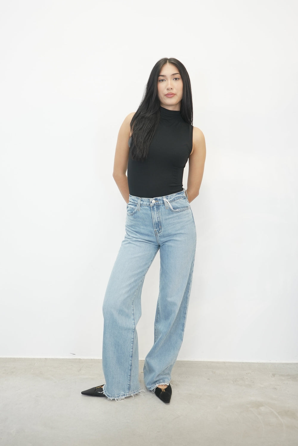 LE JANE WIDE LEG JEANS FRAME 