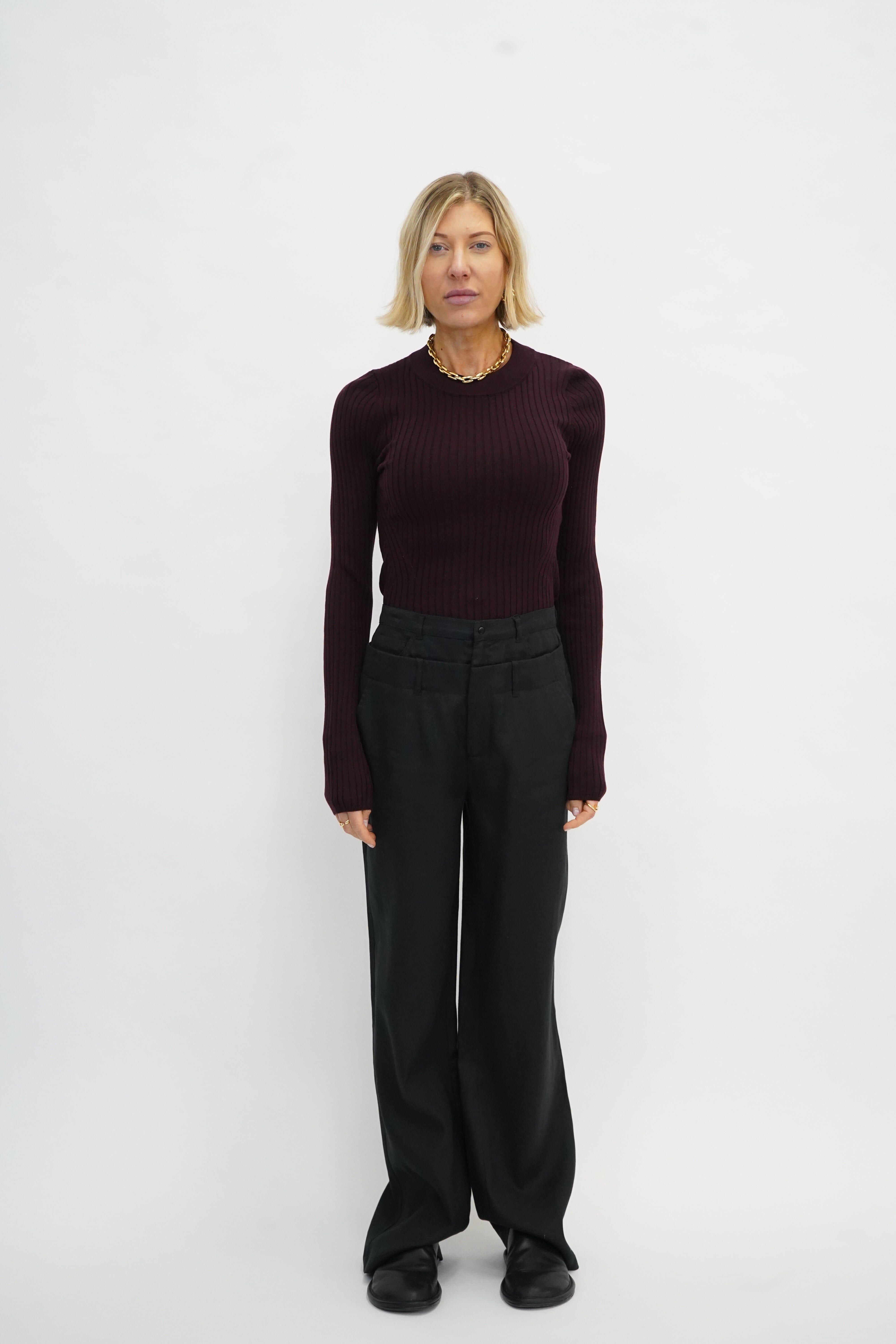 PRUNE PANTS PANTS KURE 