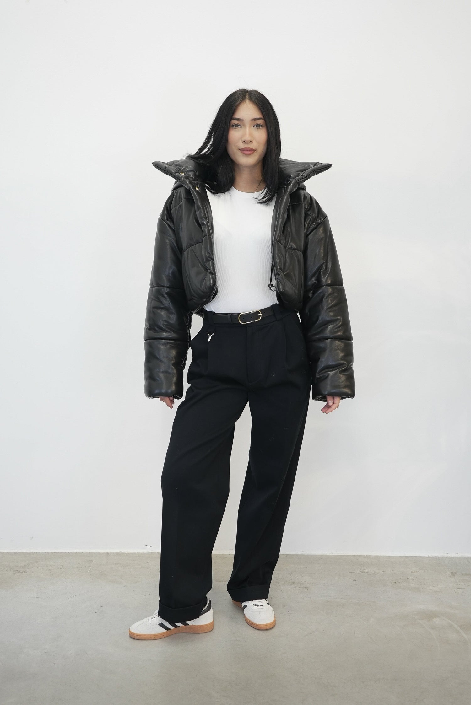 OKOBOR CROPPED PUFFER JACKET NANUSHKA 