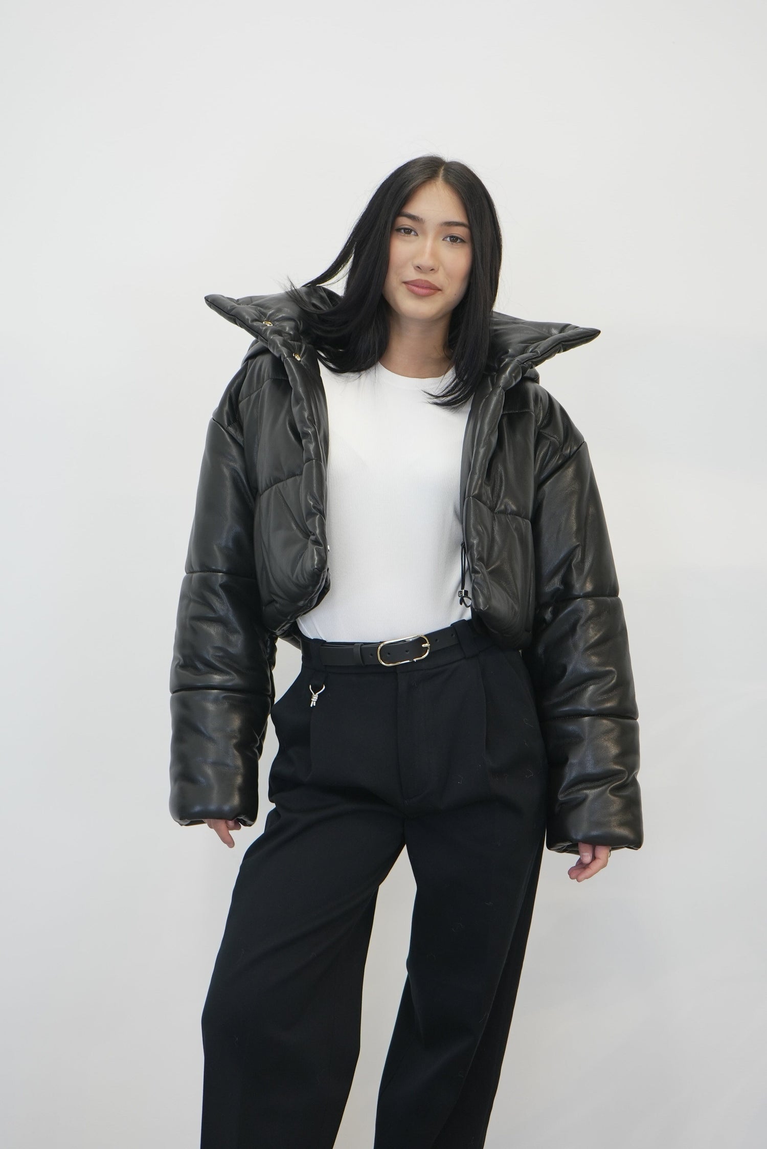 OKOBOR CROPPED PUFFER JACKET NANUSHKA 