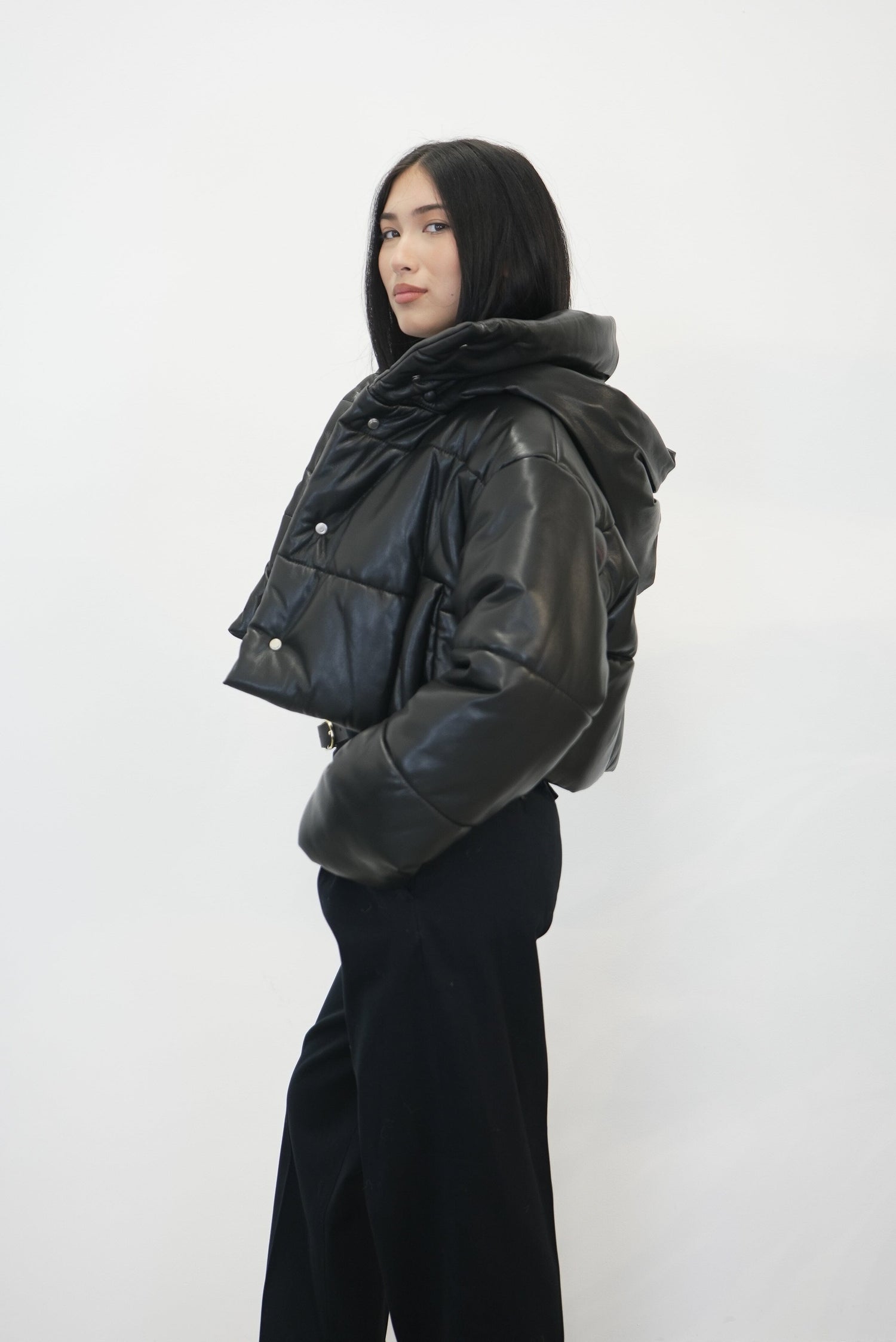 OKOBOR CROPPED PUFFER JACKET NANUSHKA 