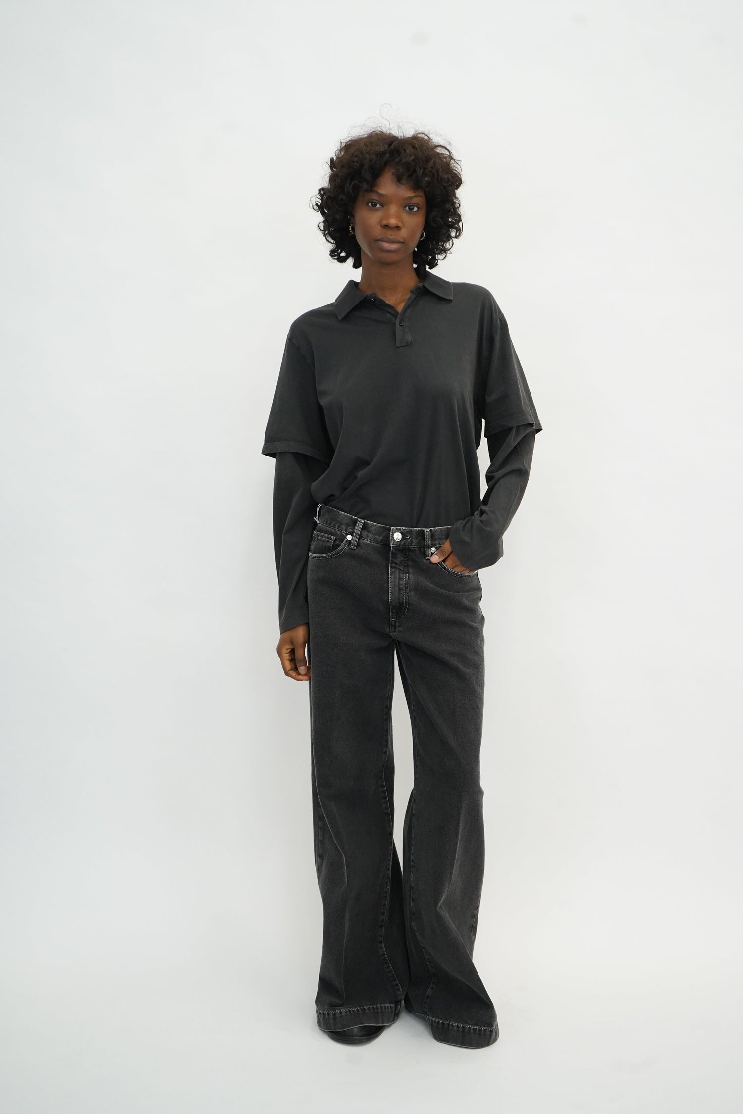 NADIA PALAZZO IN CAMBIO JEANS NINE IN THE MORNING 